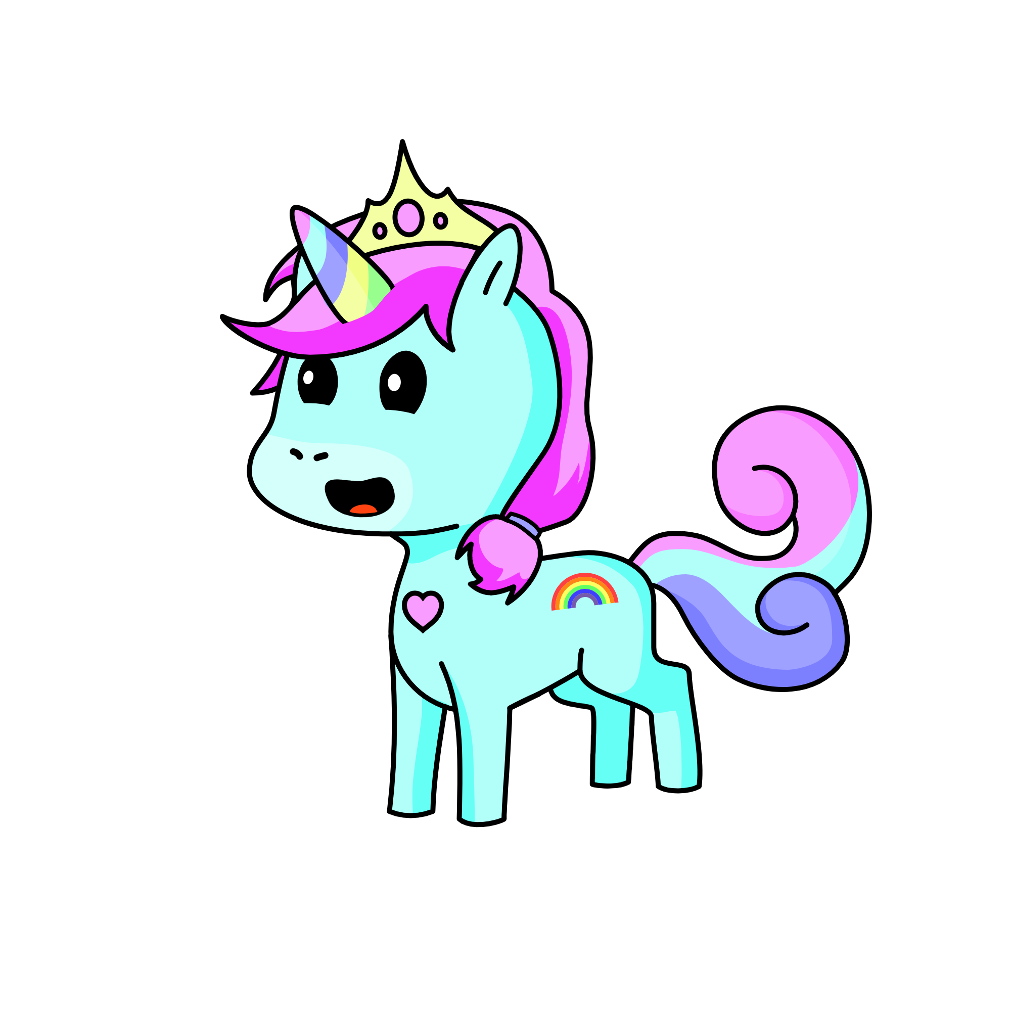Pastel Princess, the unicorn