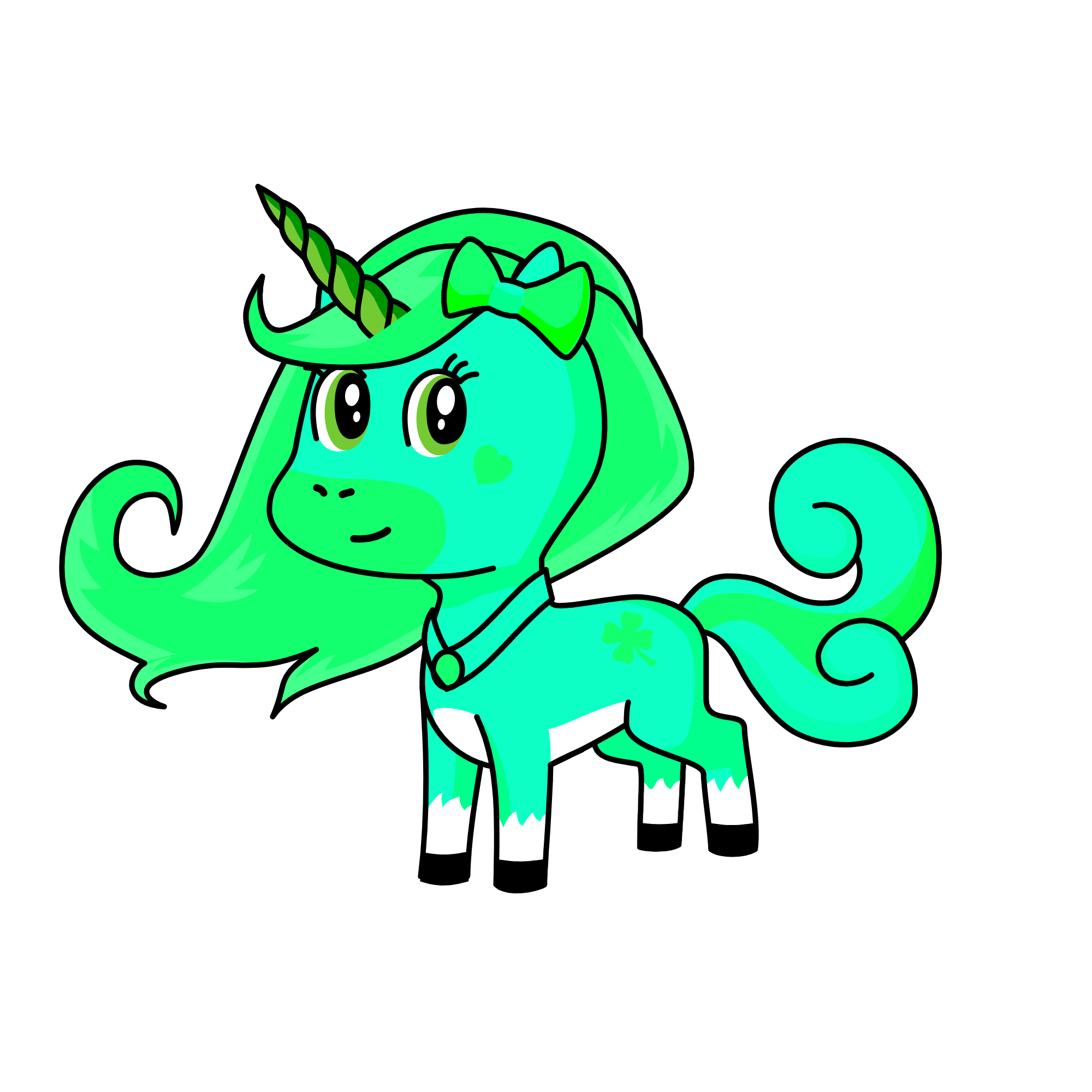 Lucky, the unicorn