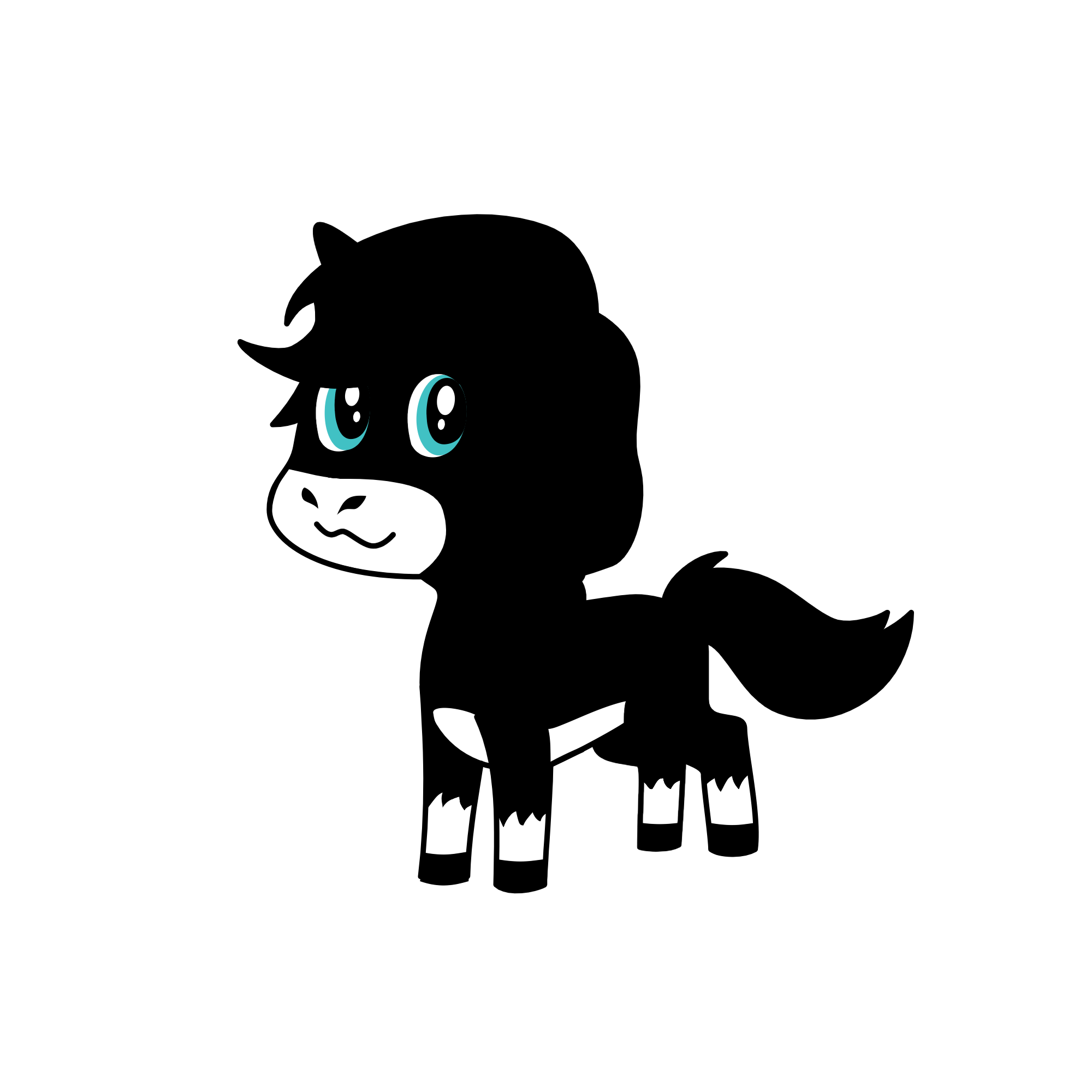 Winter the uni-penguin, the unicorn