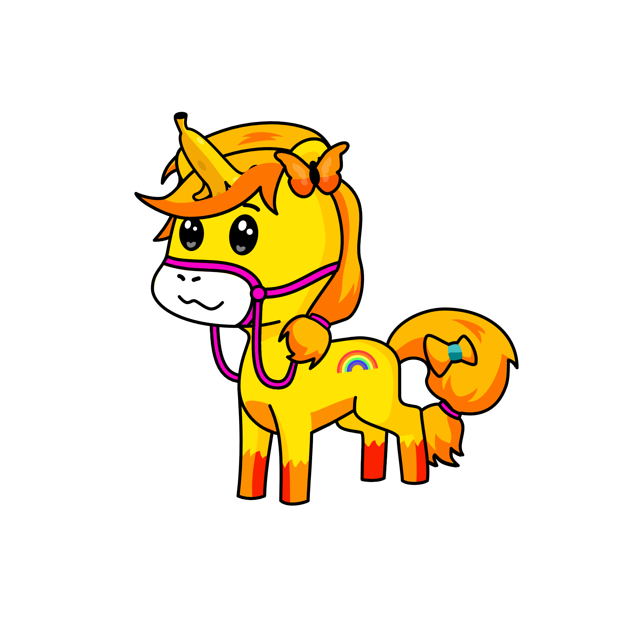 banana, the unicorn