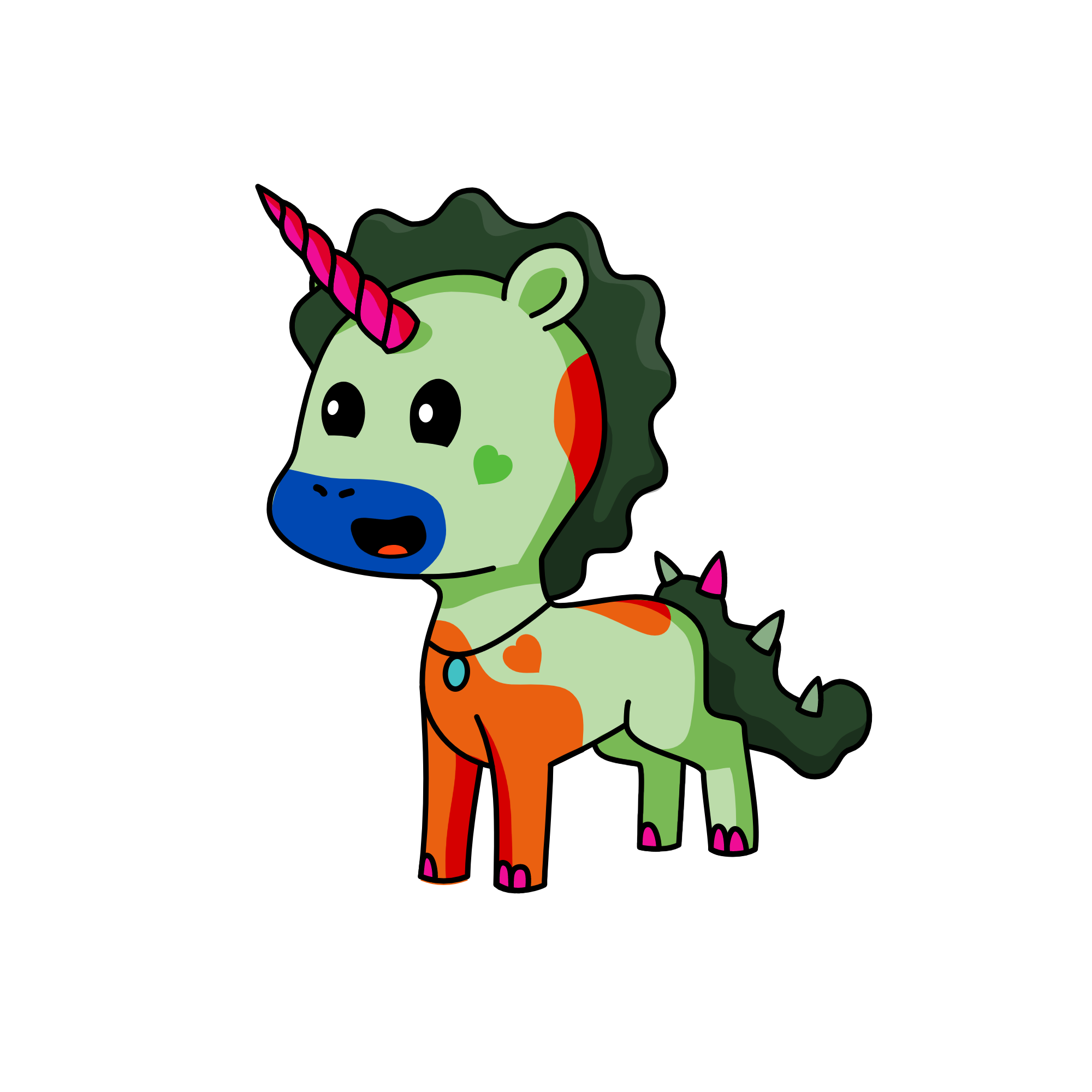 Big Fat Fart Face, the unicorn