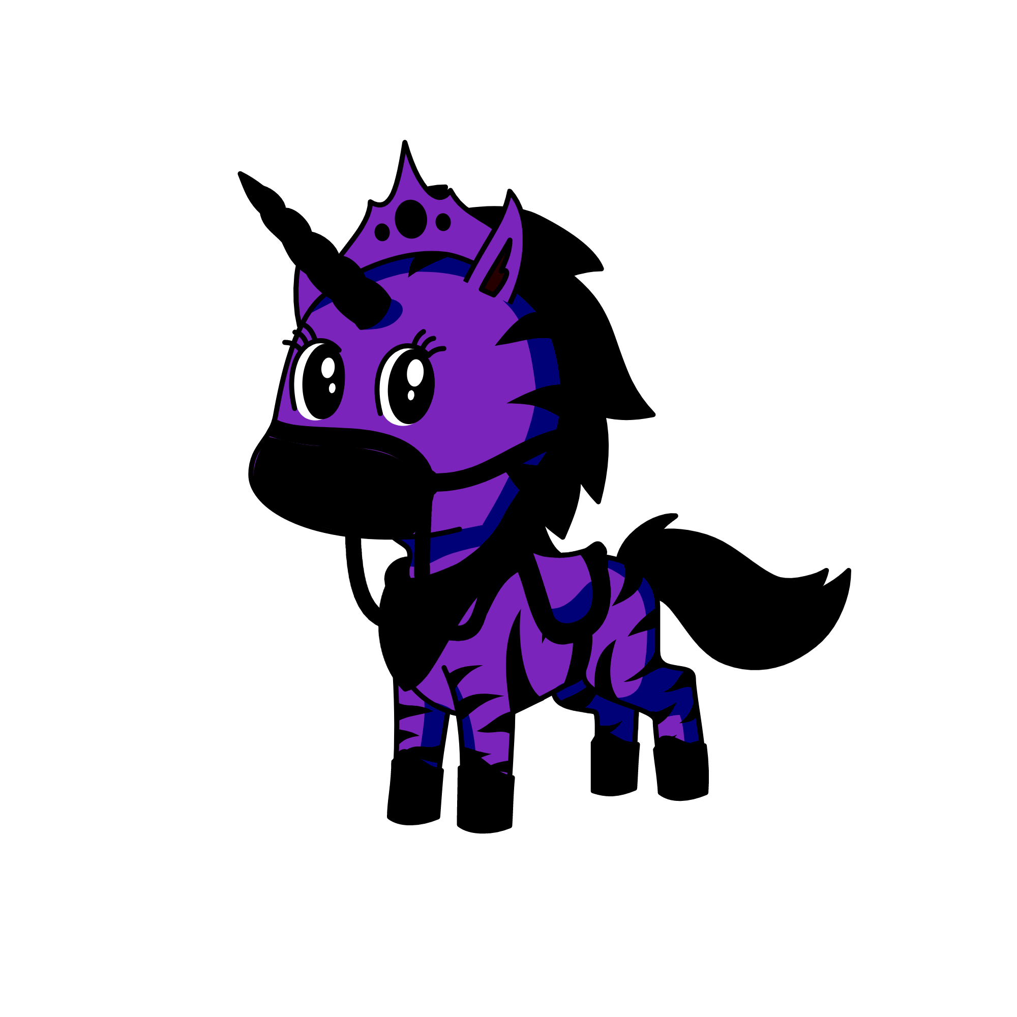 Luna , the unicorn