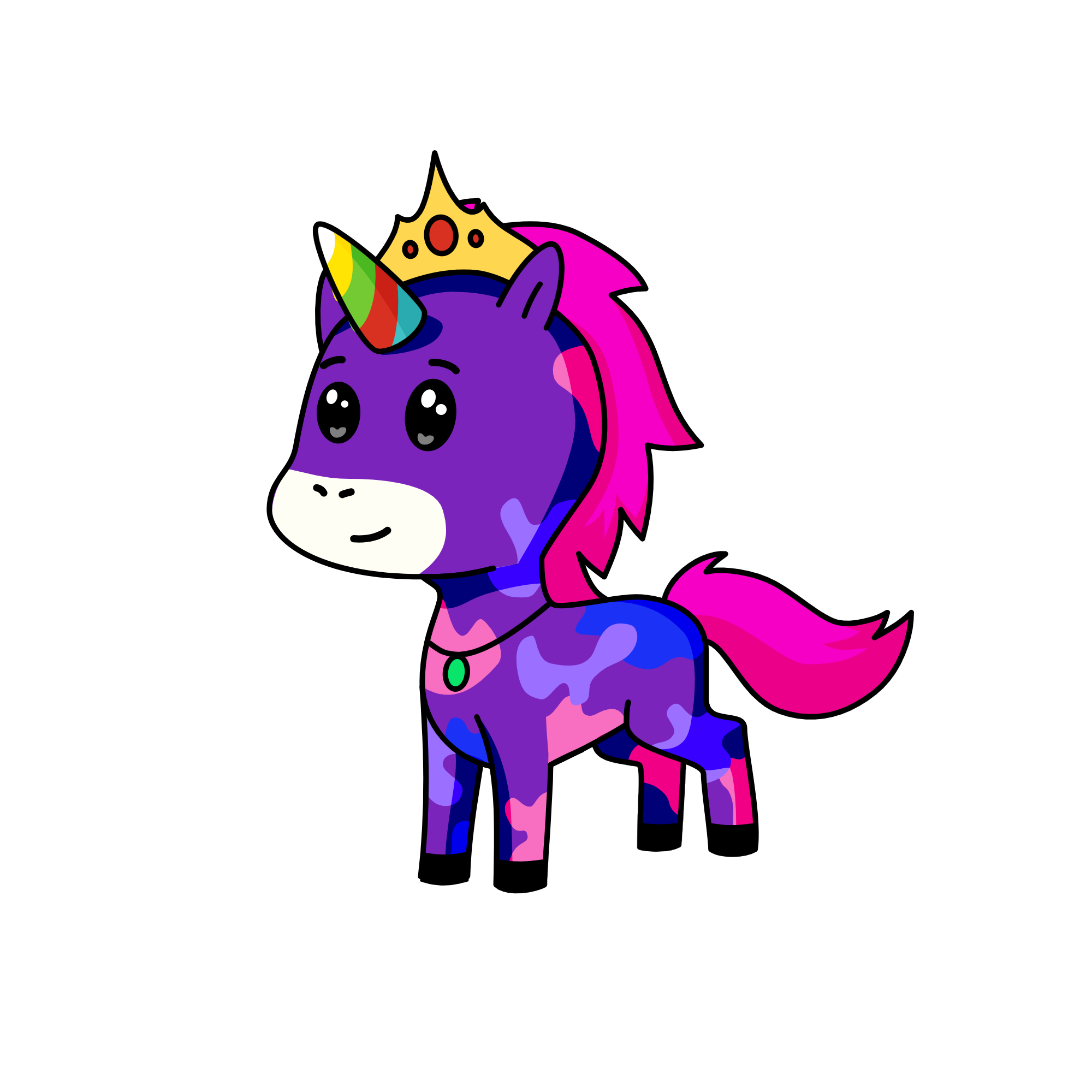 Crystal, the unicorn