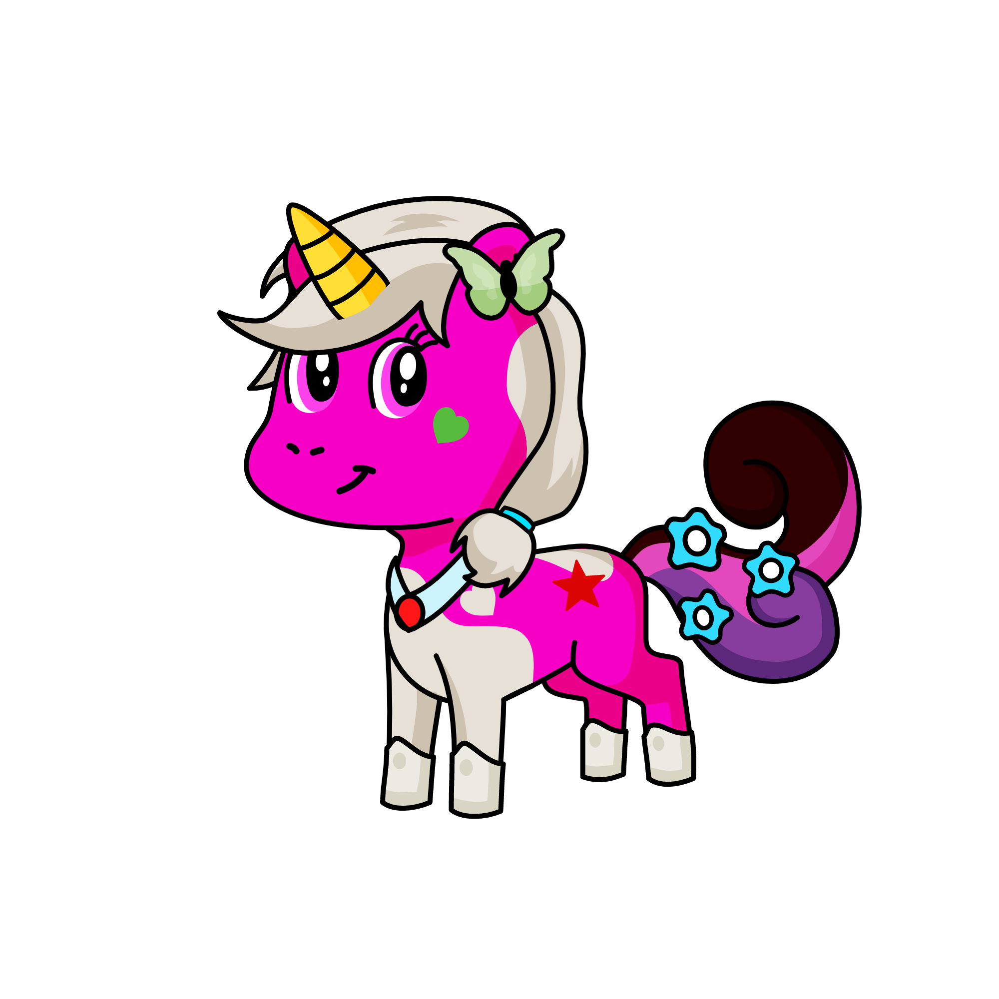 yana, the unicorn