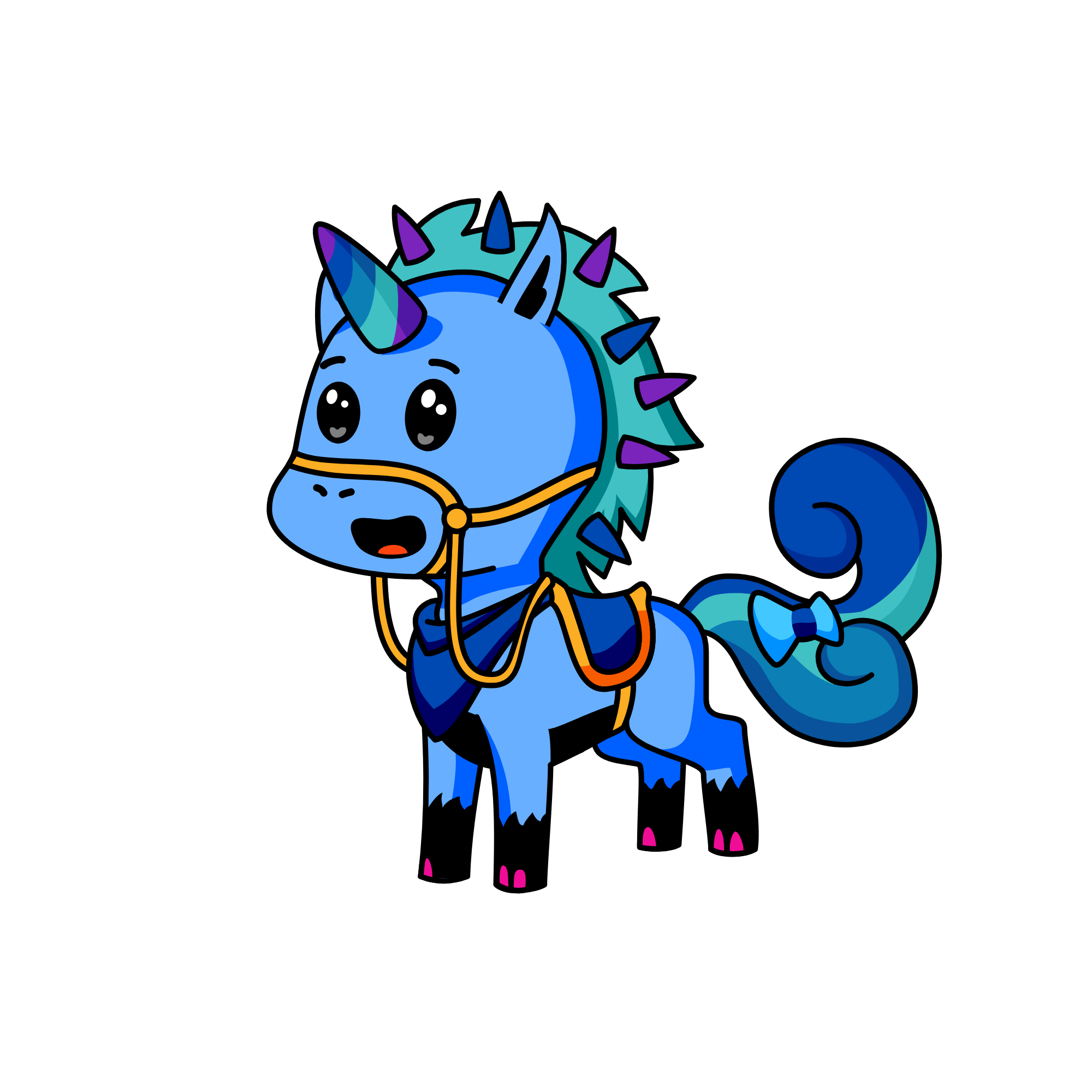 BlueBerry, the unicorn