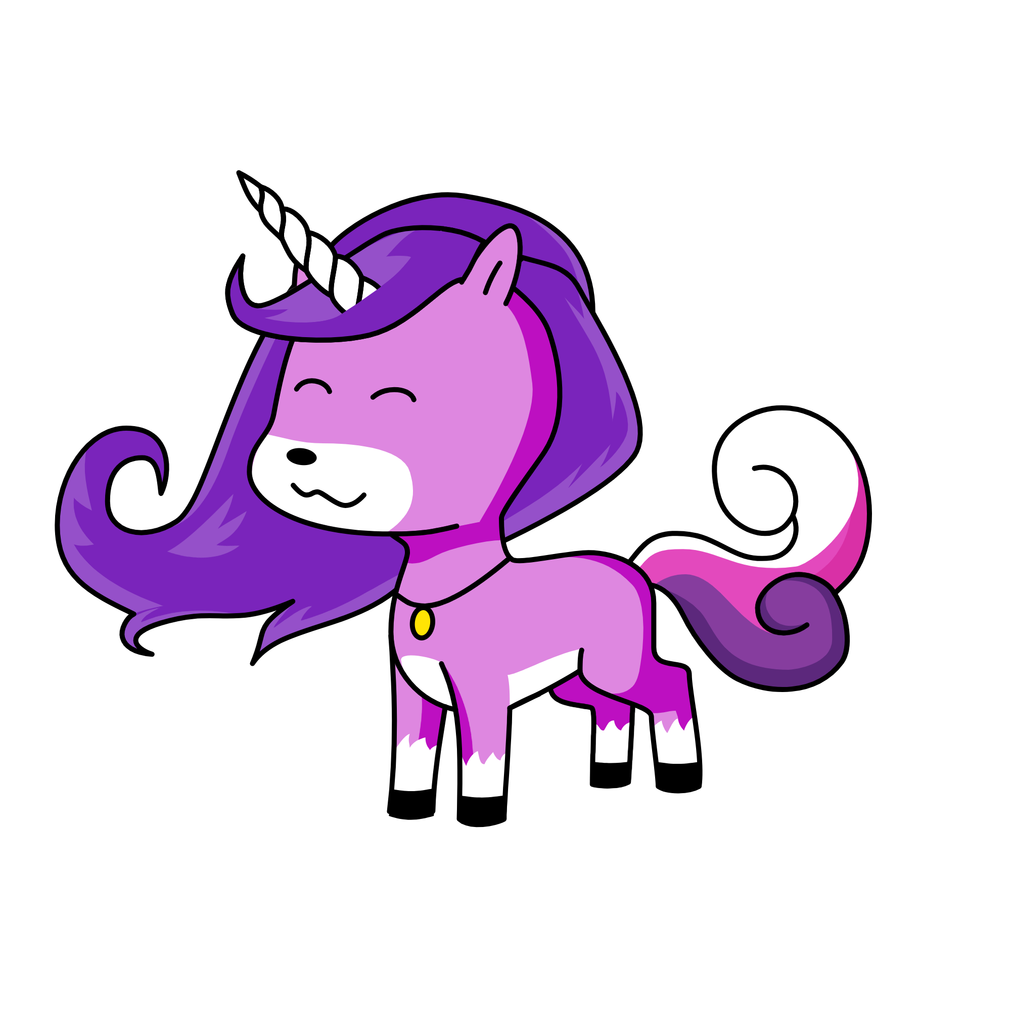 Majestica, the unicorn