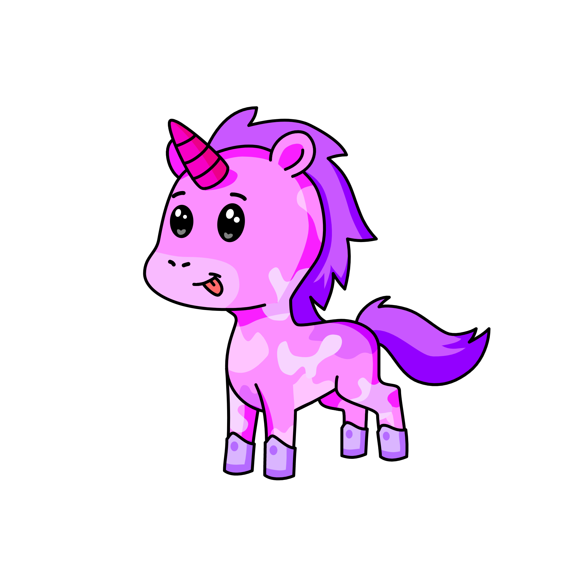 :), the unicorn