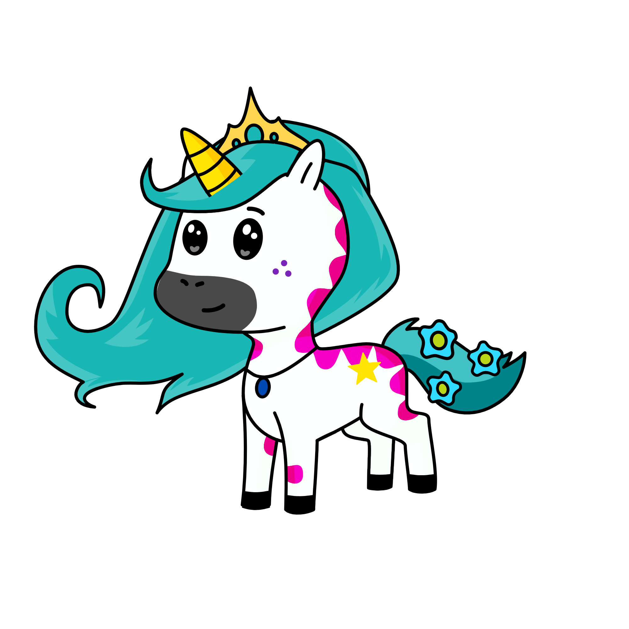 Princess Kitty, the unicorn