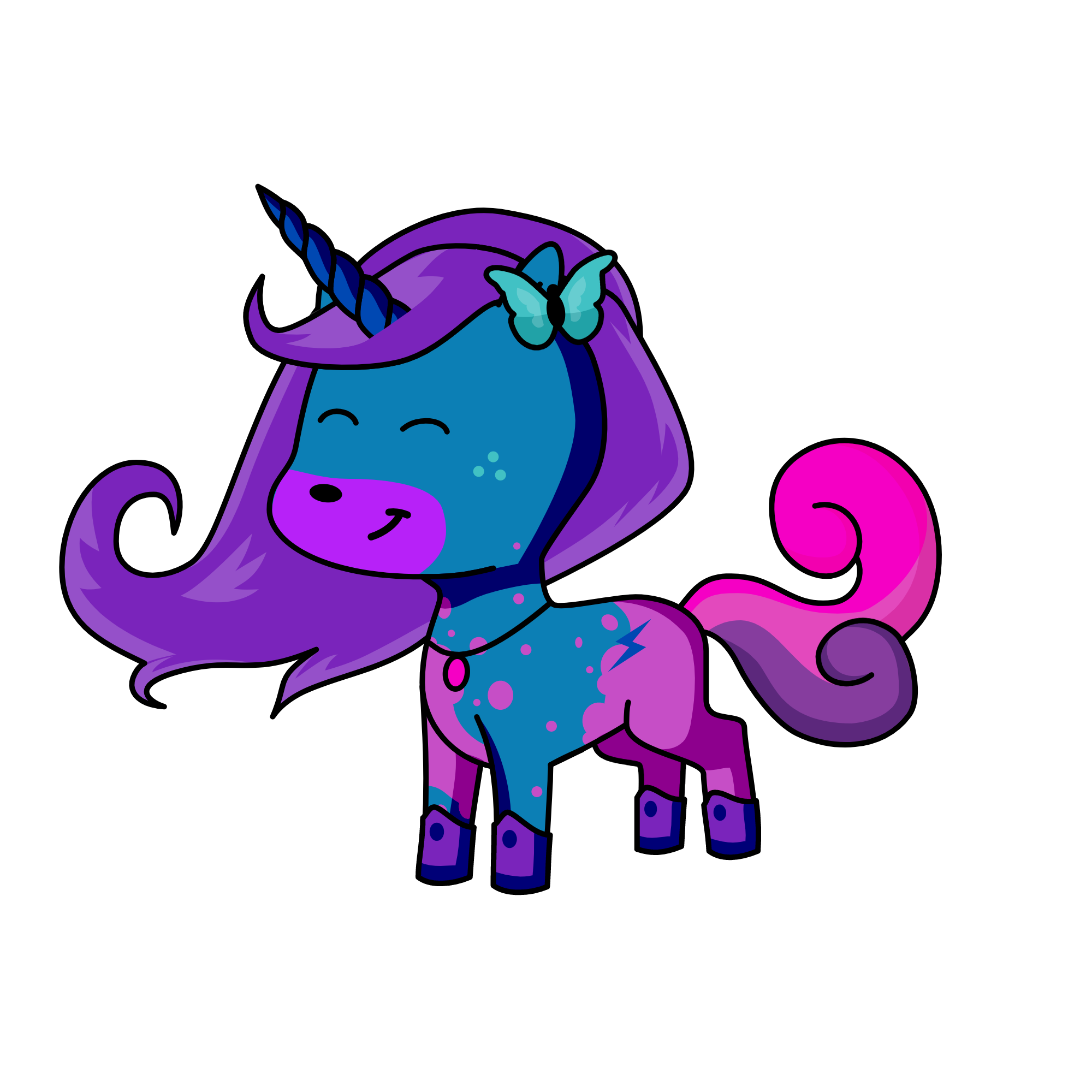 pinkpurls 2, the unicorn