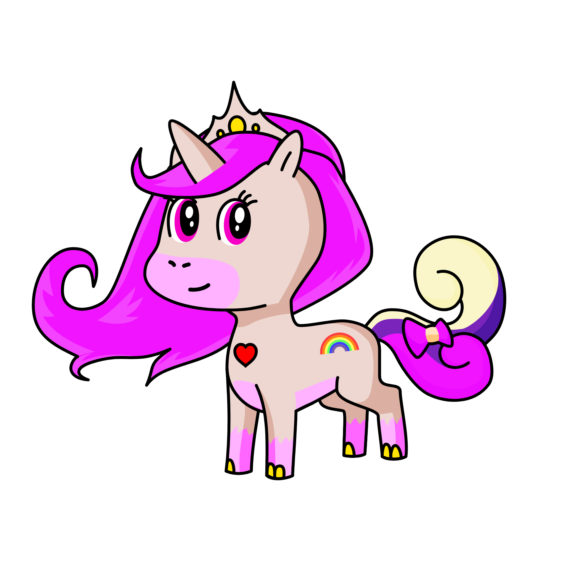 princess, the unicorn