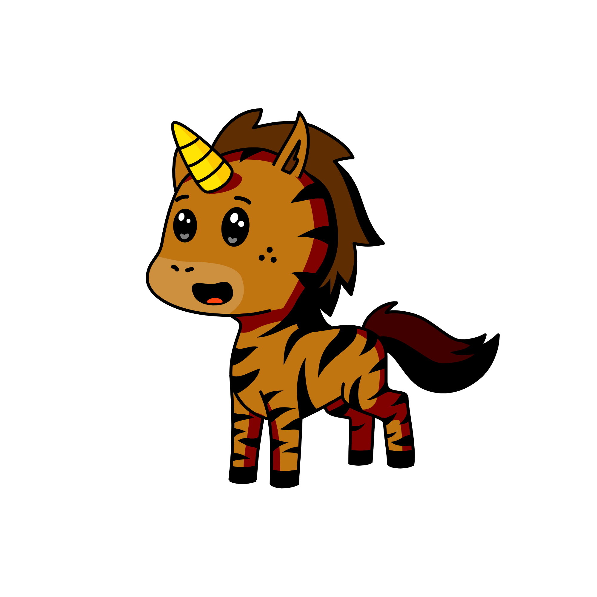 TIGER CORN, the unicorn