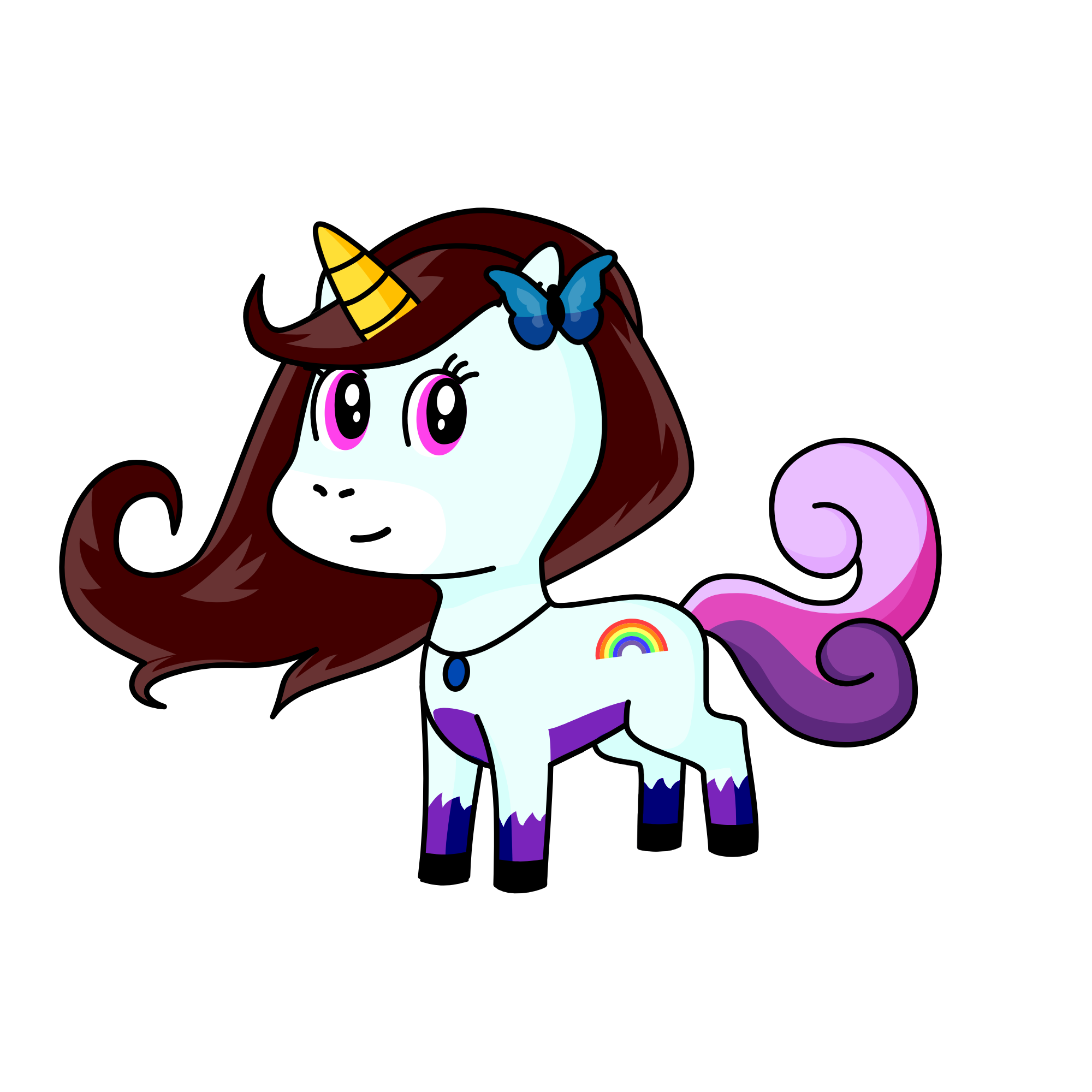 Blue Sky, the unicorn