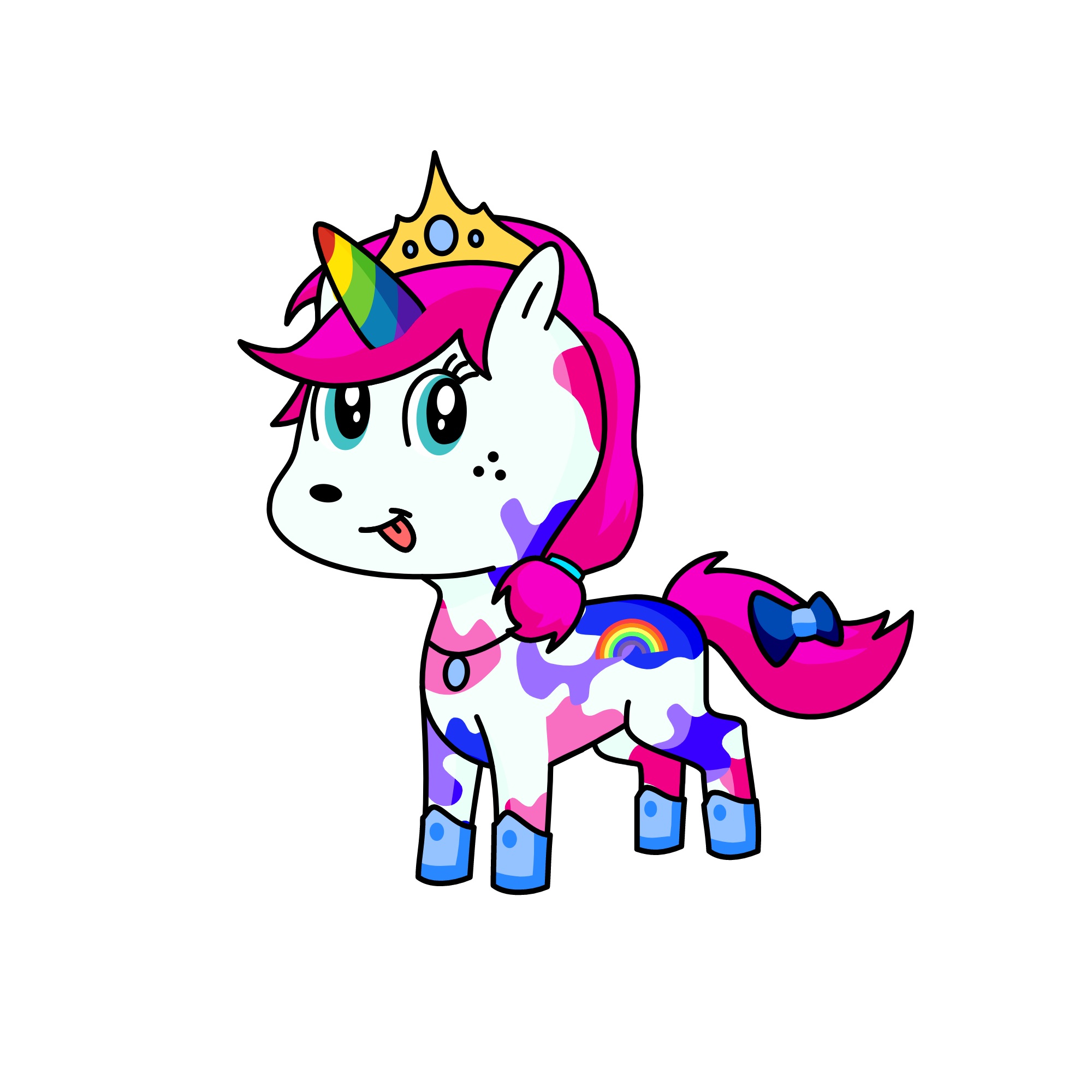 clowed, the unicorn