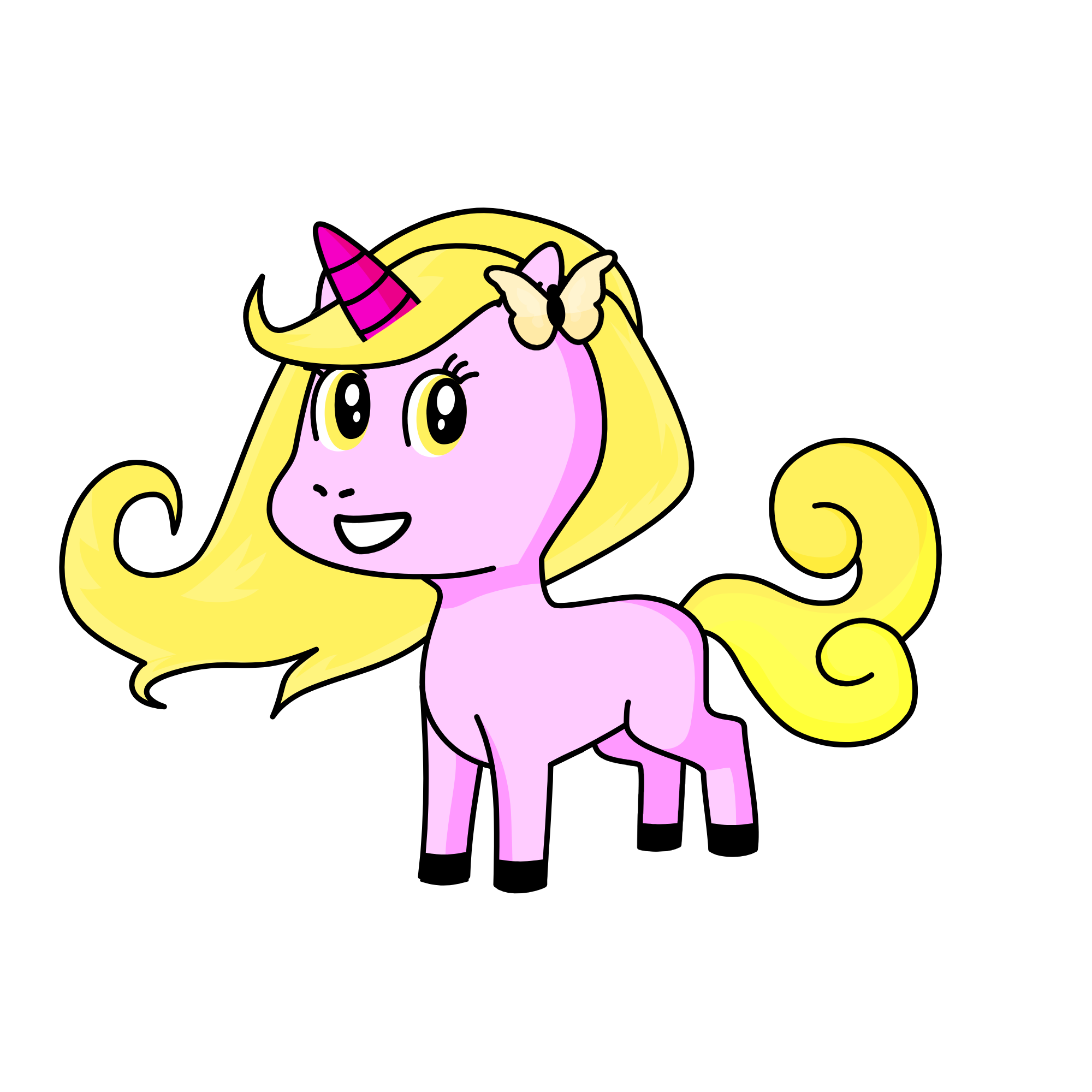 Fluttershy, the unicorn