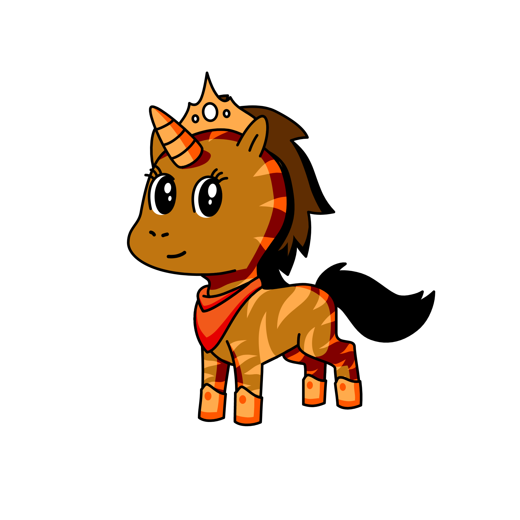 browny, the unicorn