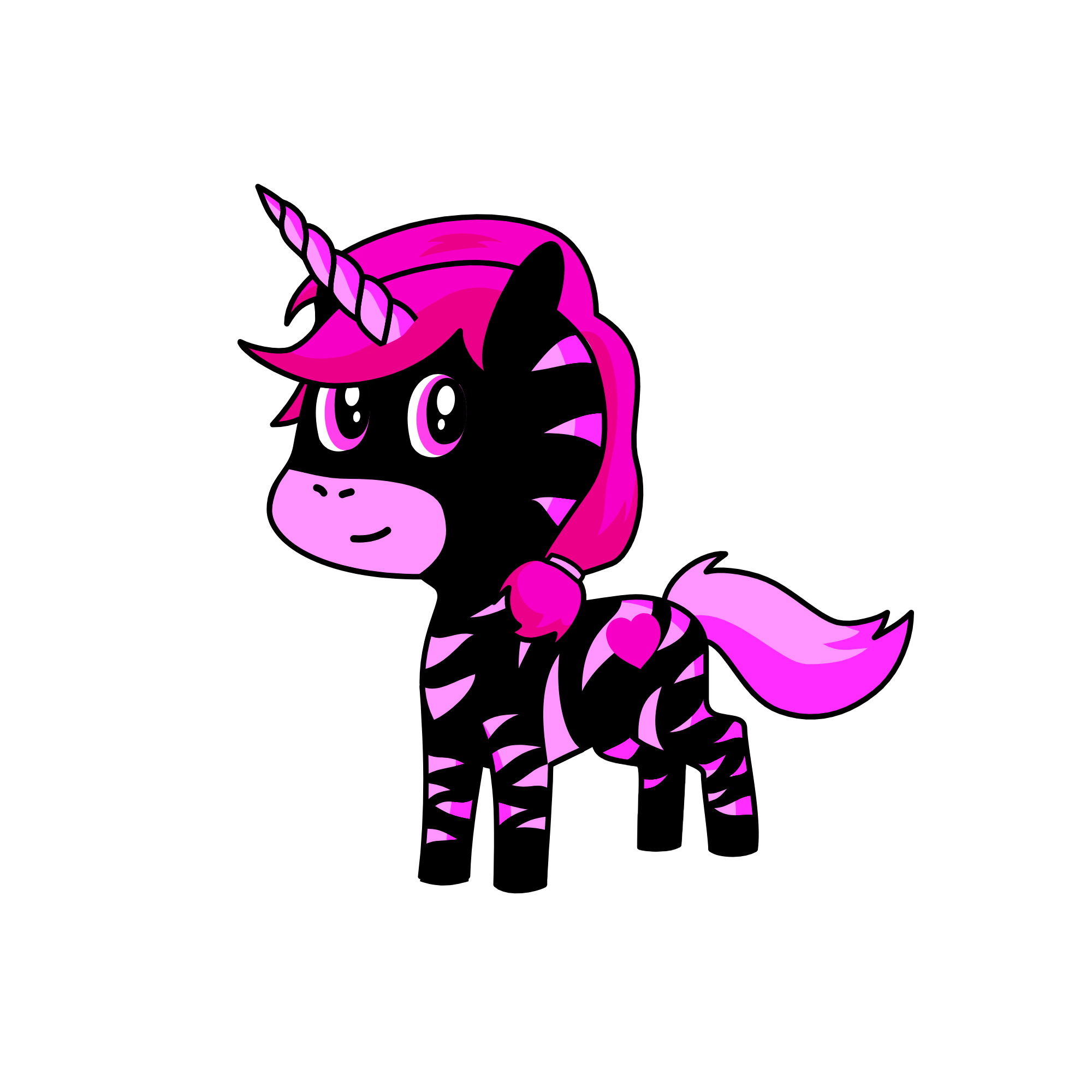 pink queen, the unicorn
