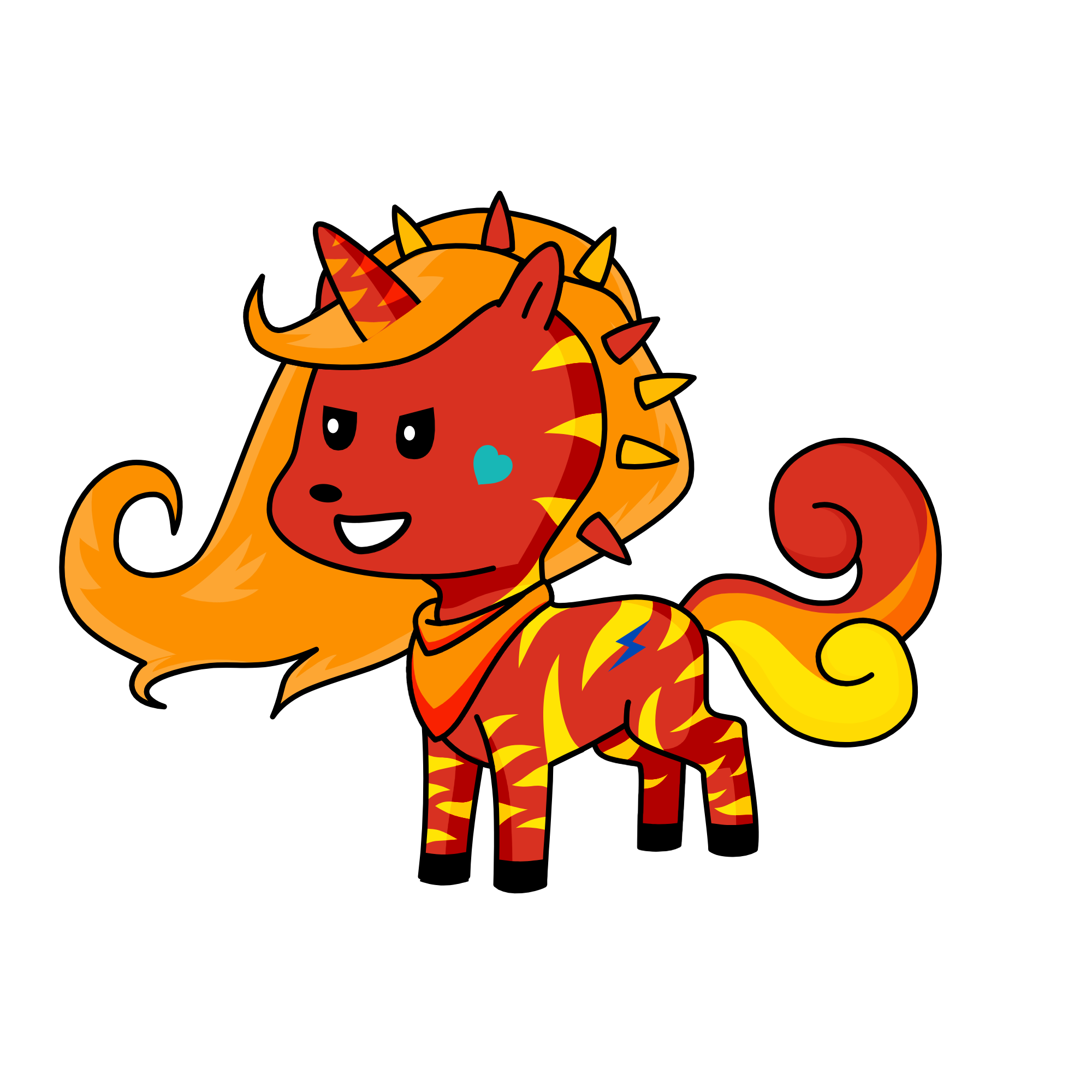 fire , the unicorn