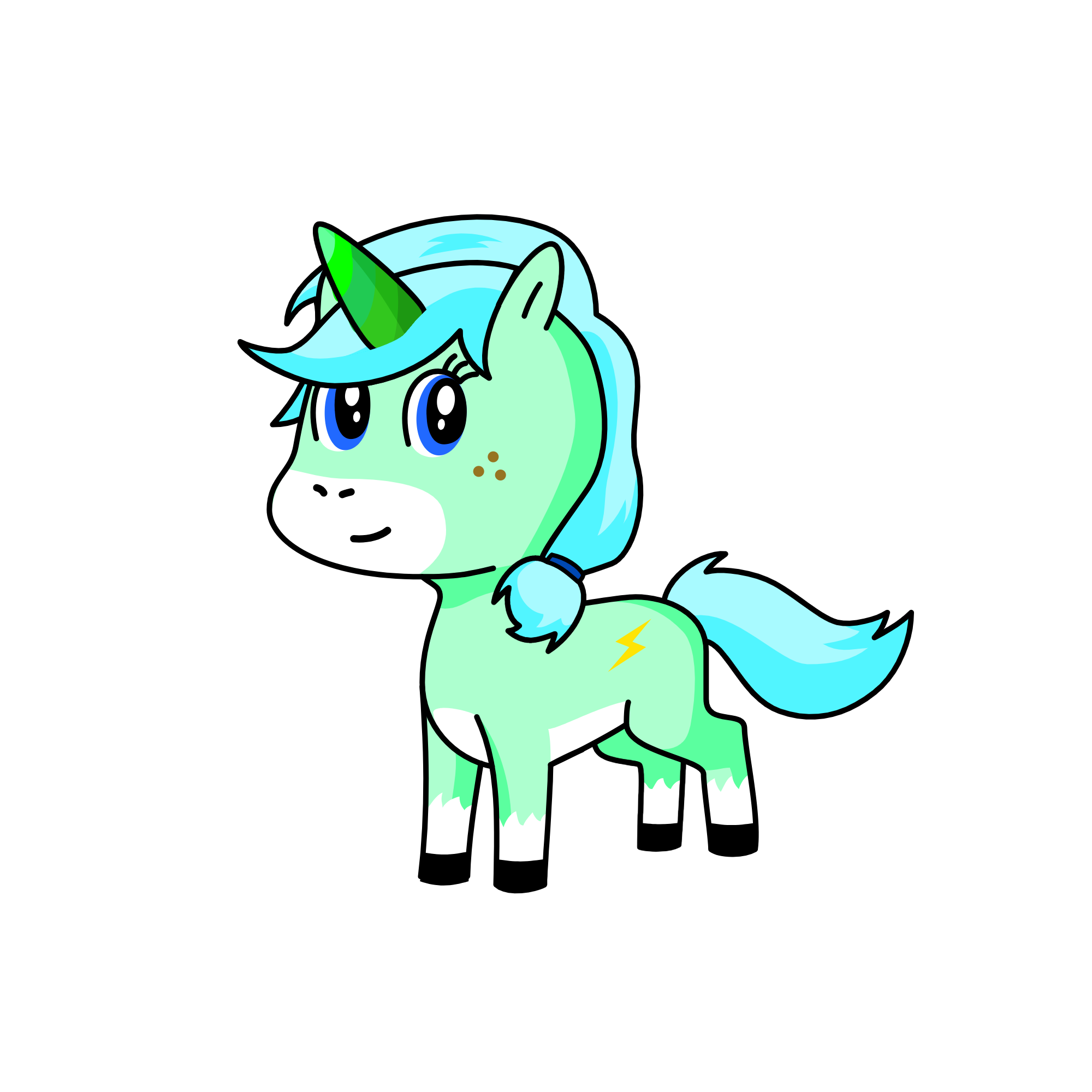 crystal, the unicorn