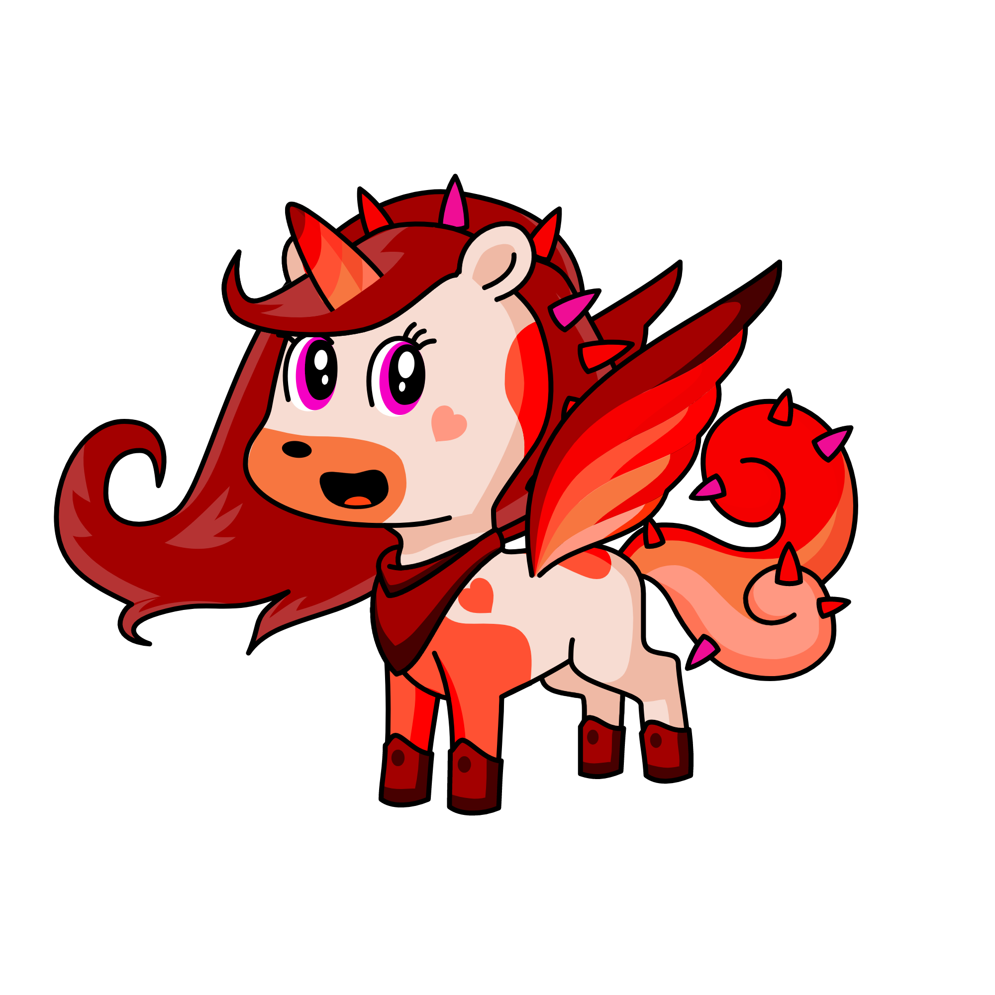Candy Heart, the unicorn