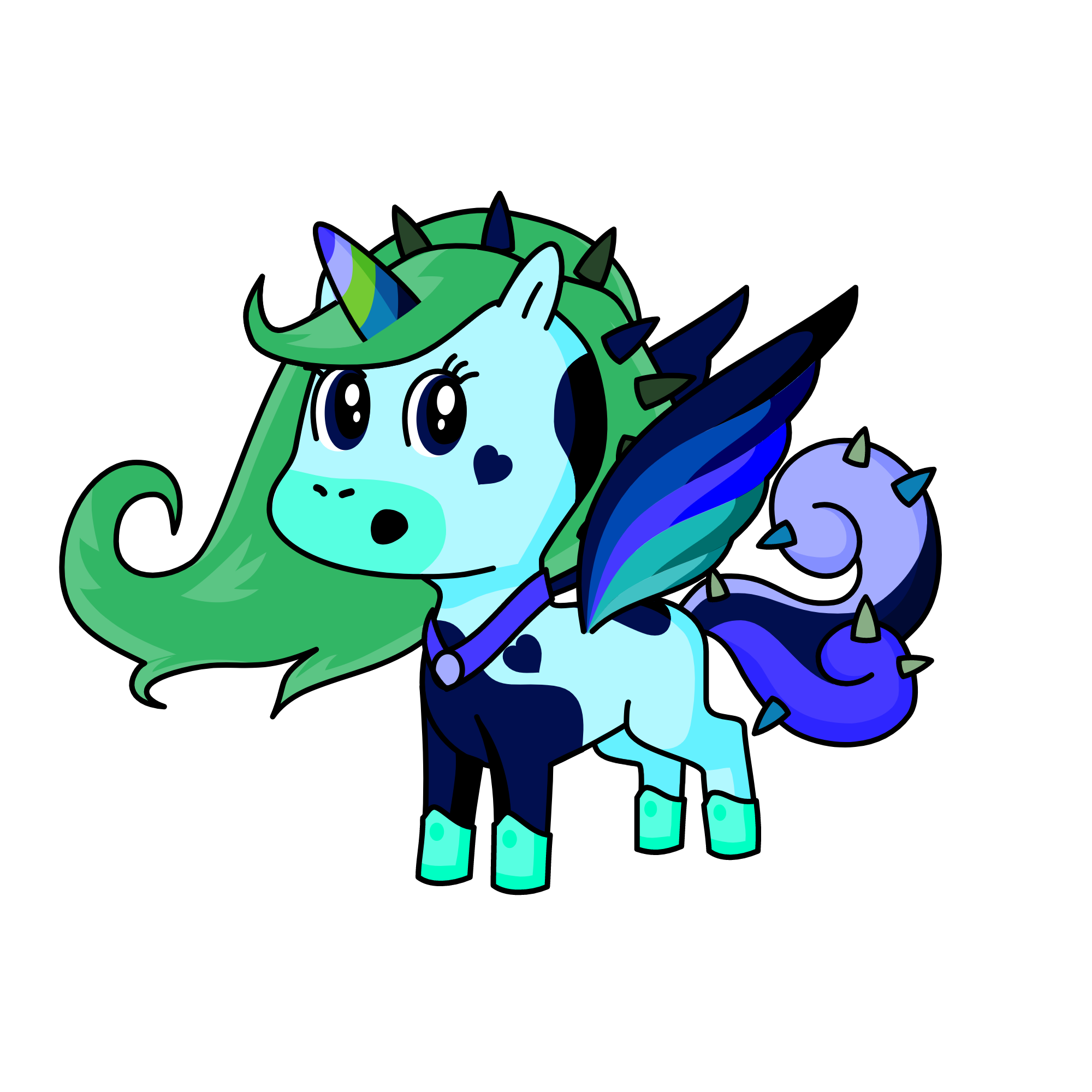 Aqua, the unicorn
