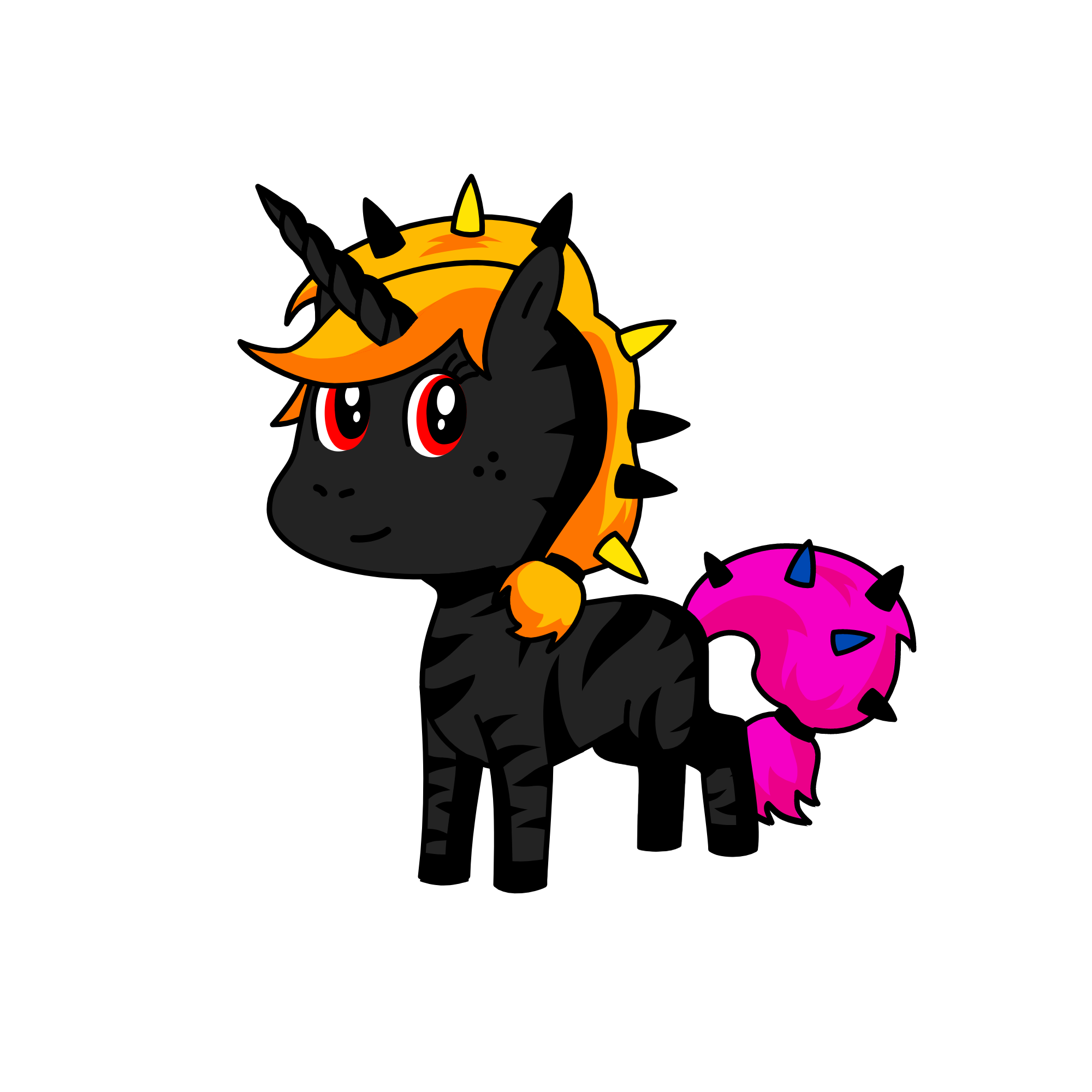 Midnight, the unicorn