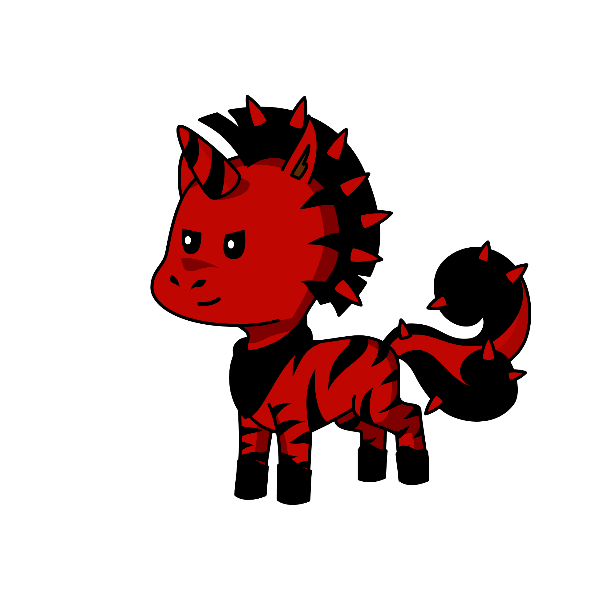 Red, the unicorn