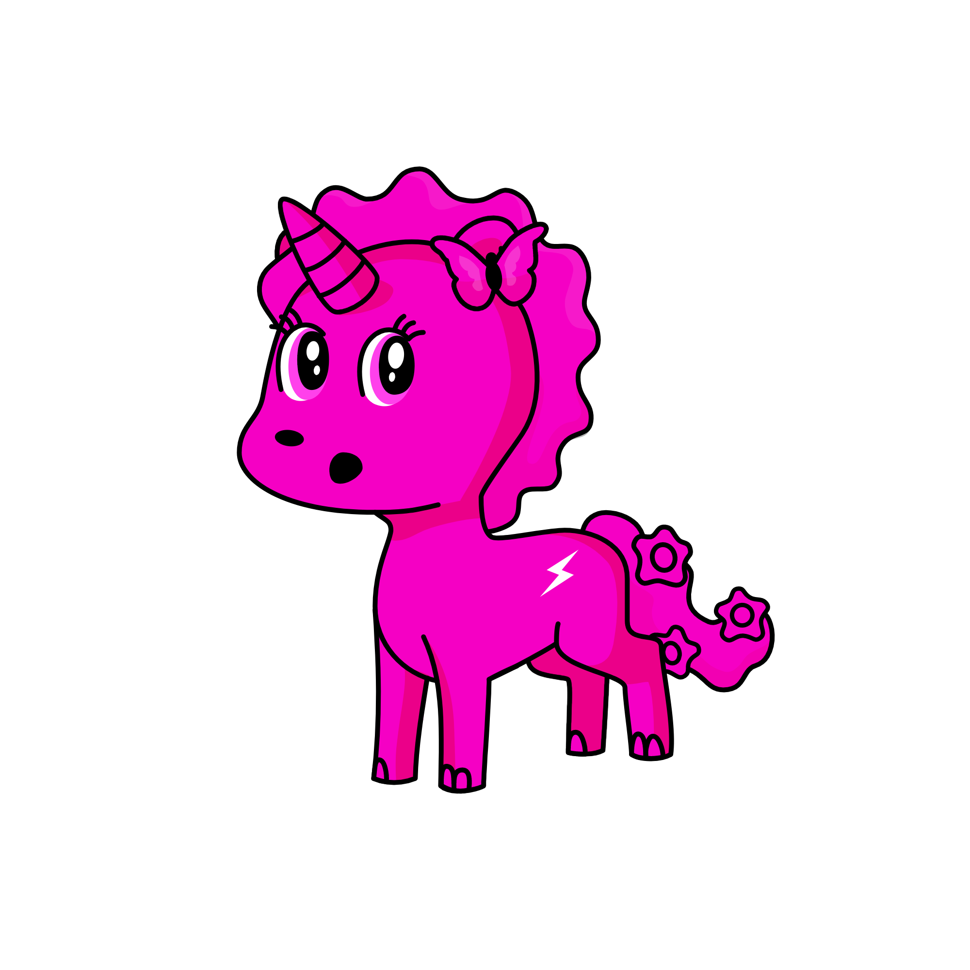 pinky, the unicorn
