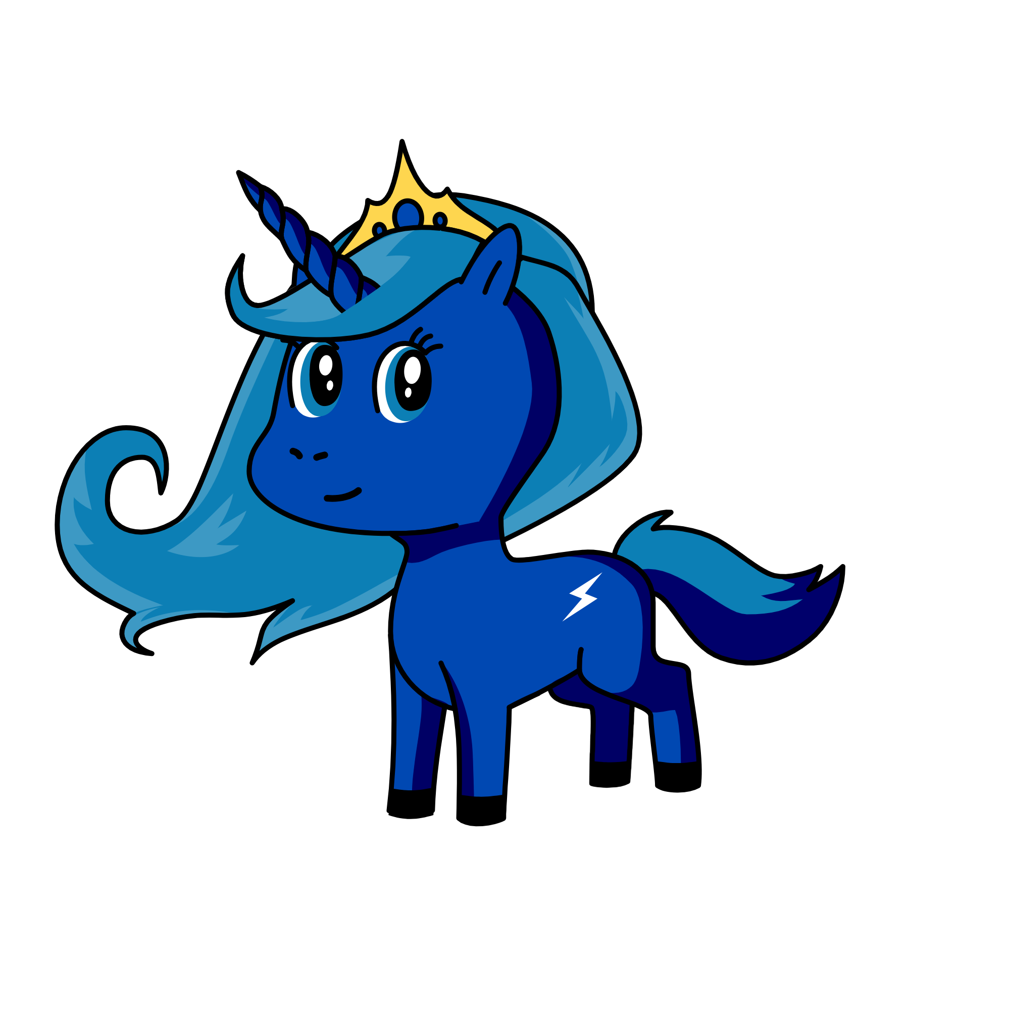 Luna, the unicorn