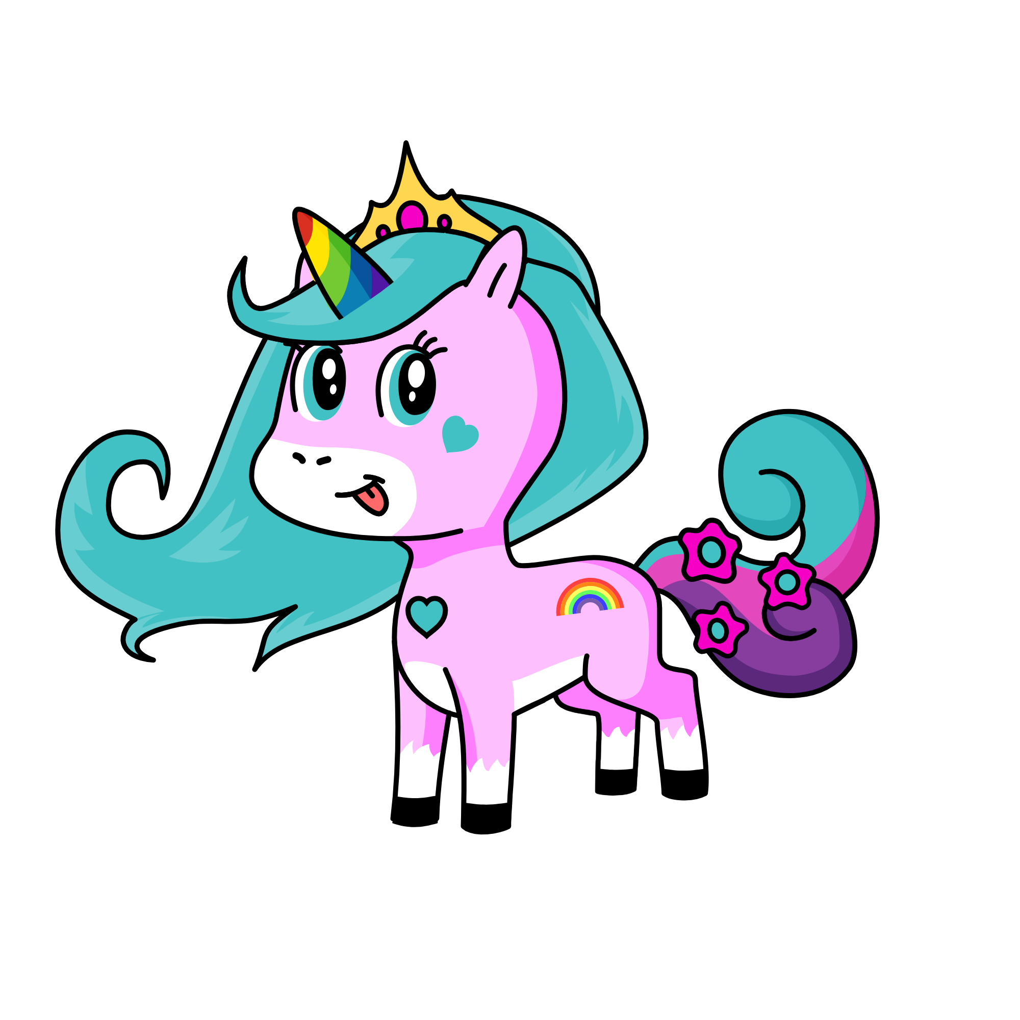 Princess Divya, the unicorn