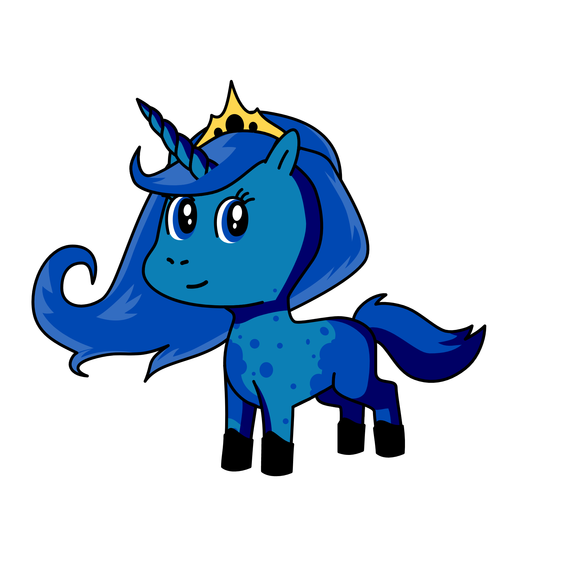 Luna, the unicorn