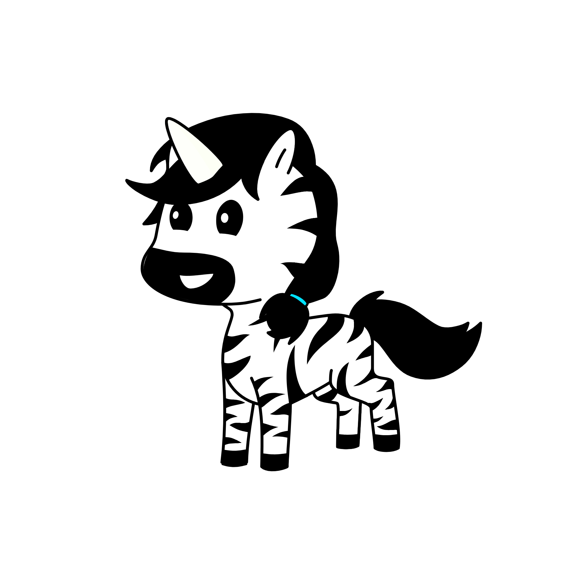 Zebra, the unicorn
