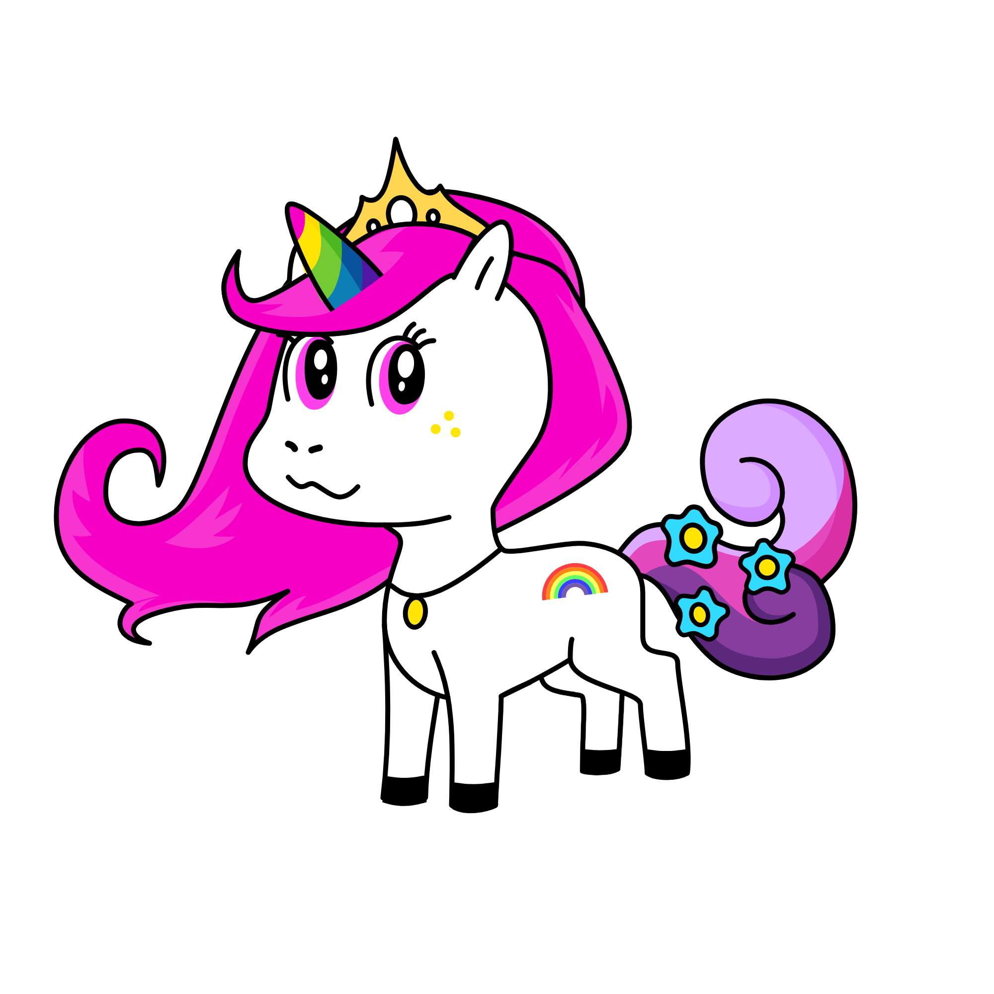 Princess Linda, the unicorn
