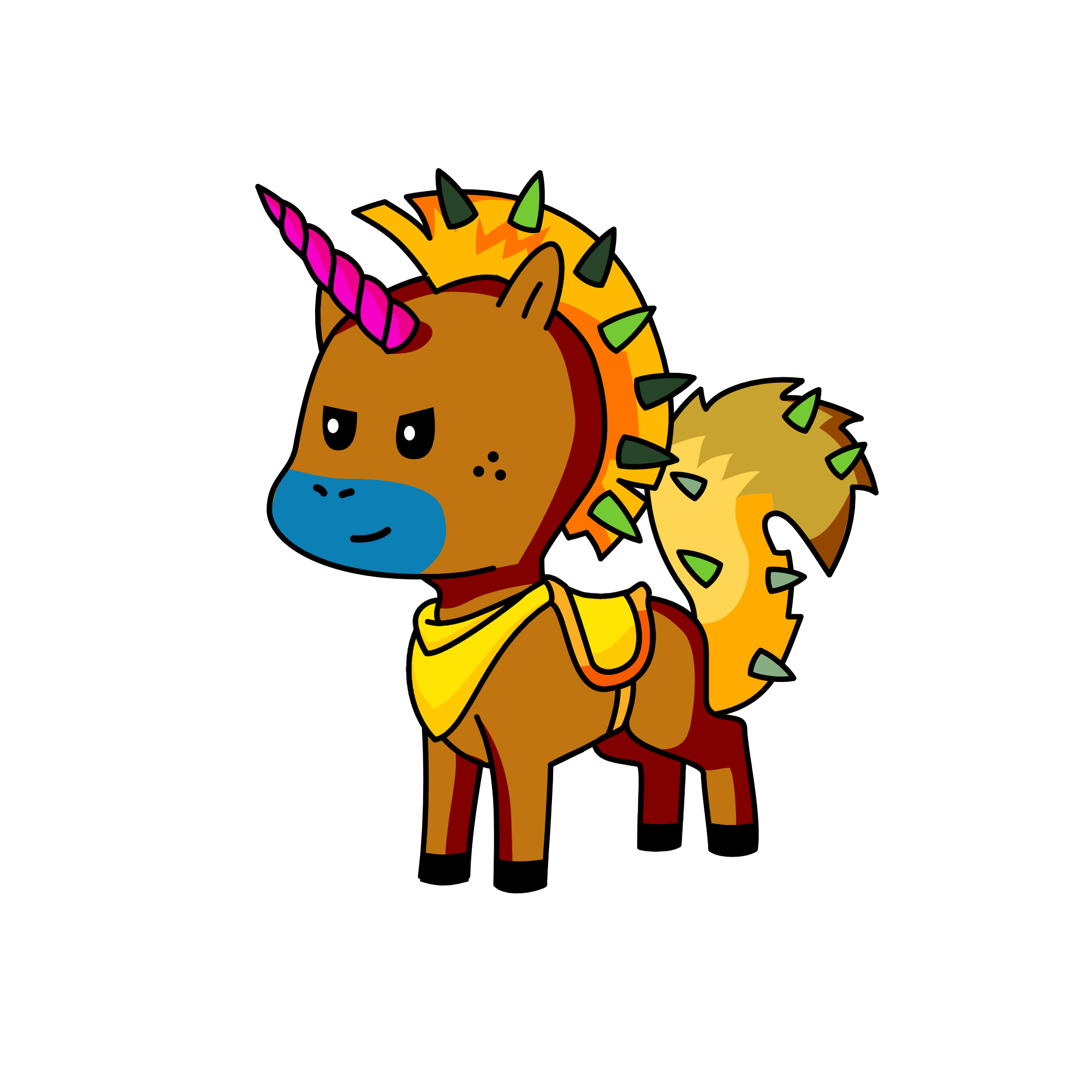 EKIFFUU7EUJJF78TITEJ, the unicorn