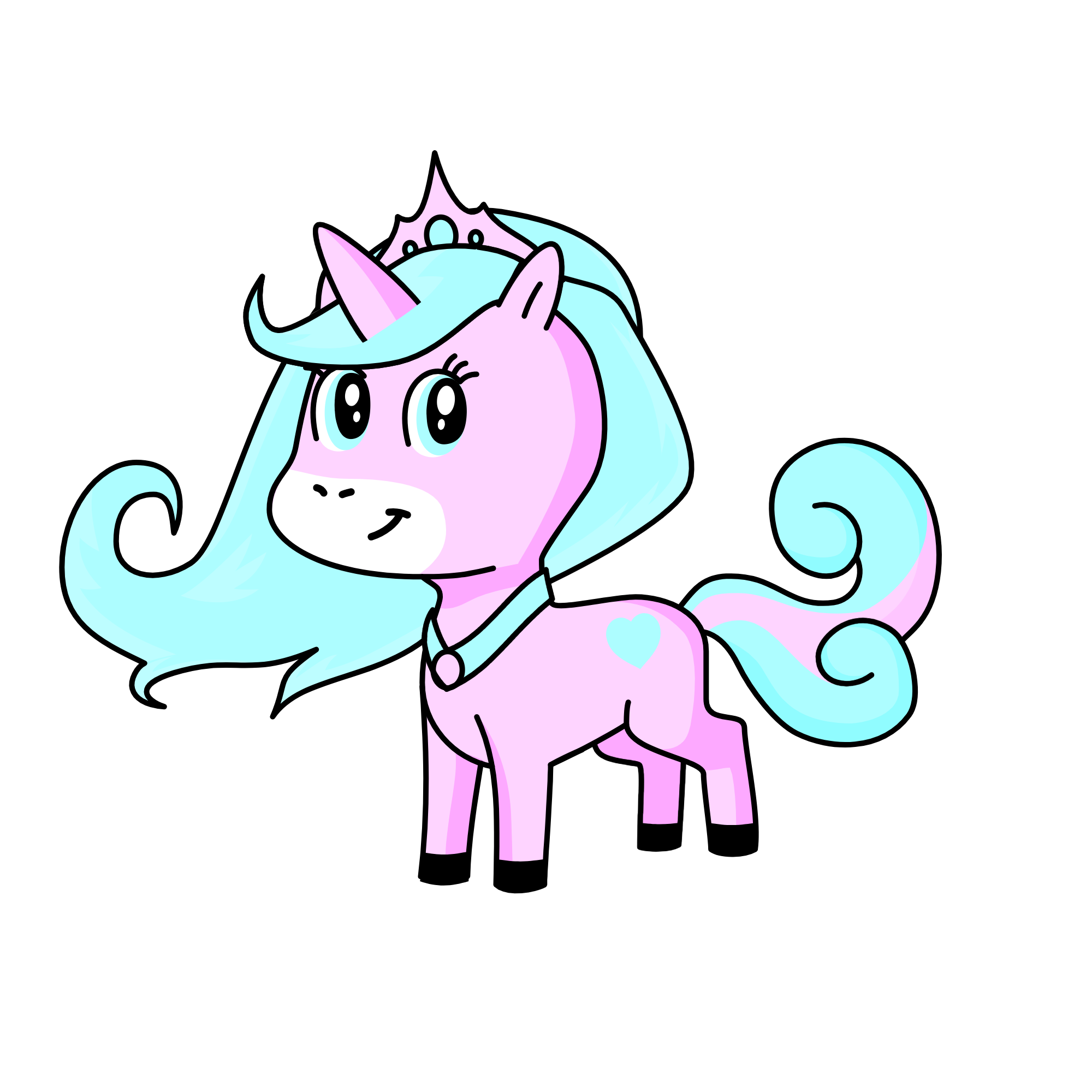 Pastel, the unicorn