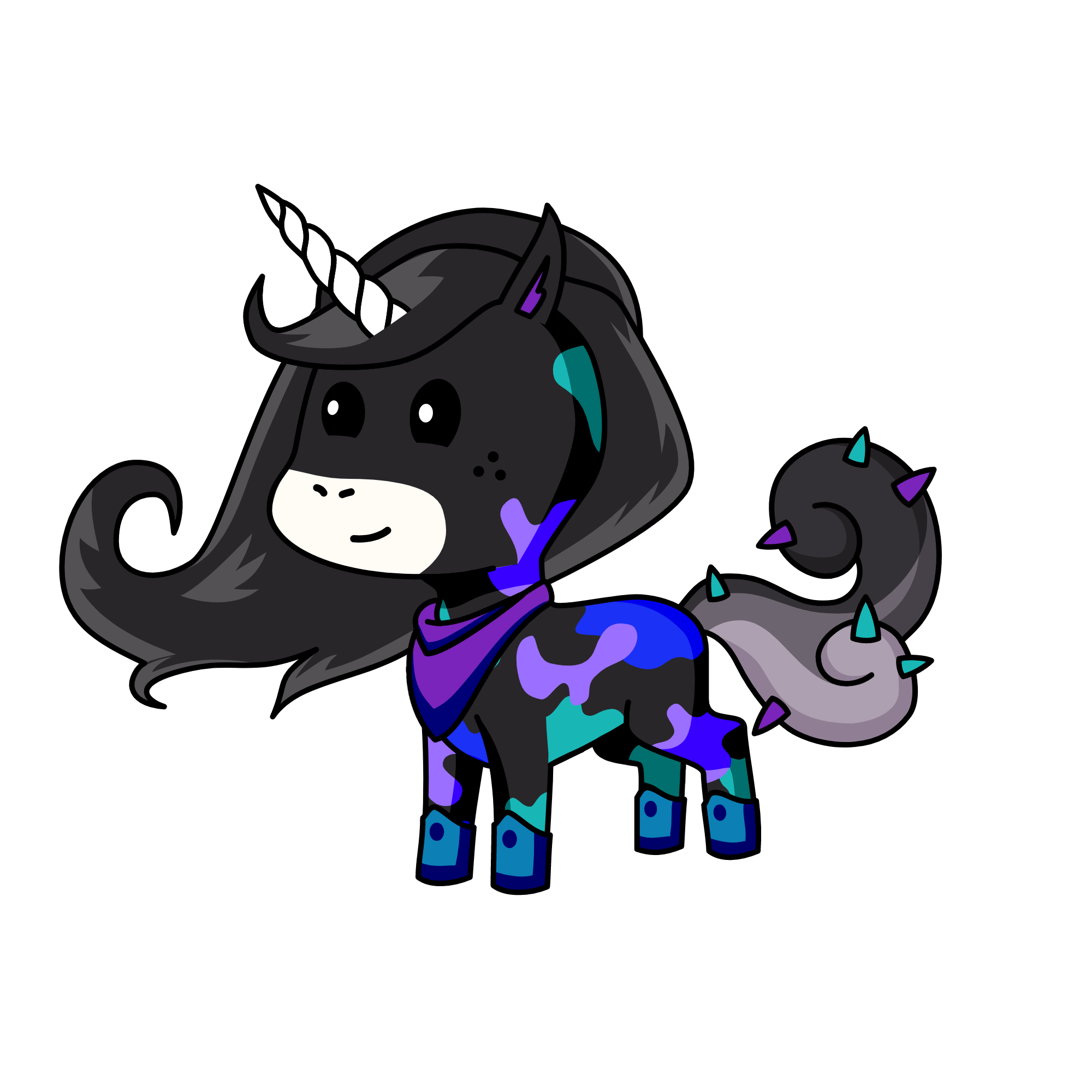 Dark, the unicorn