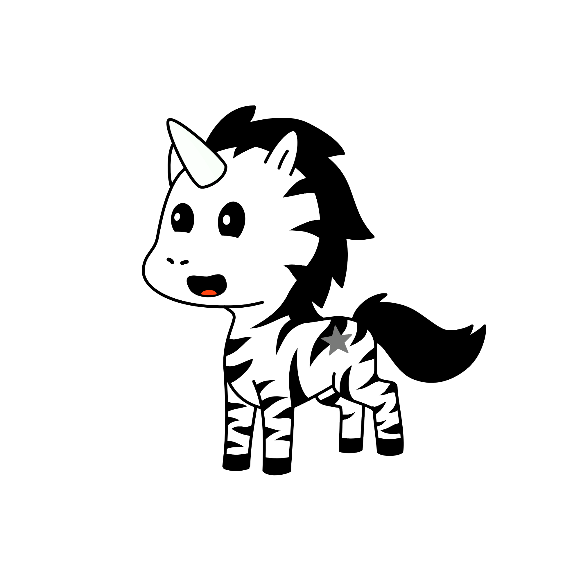 Zebera, the unicorn