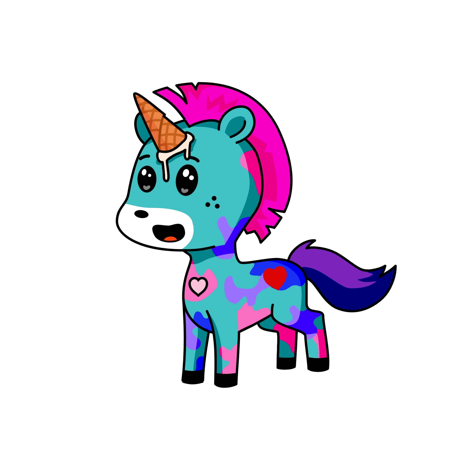 Icy, the unicorn
