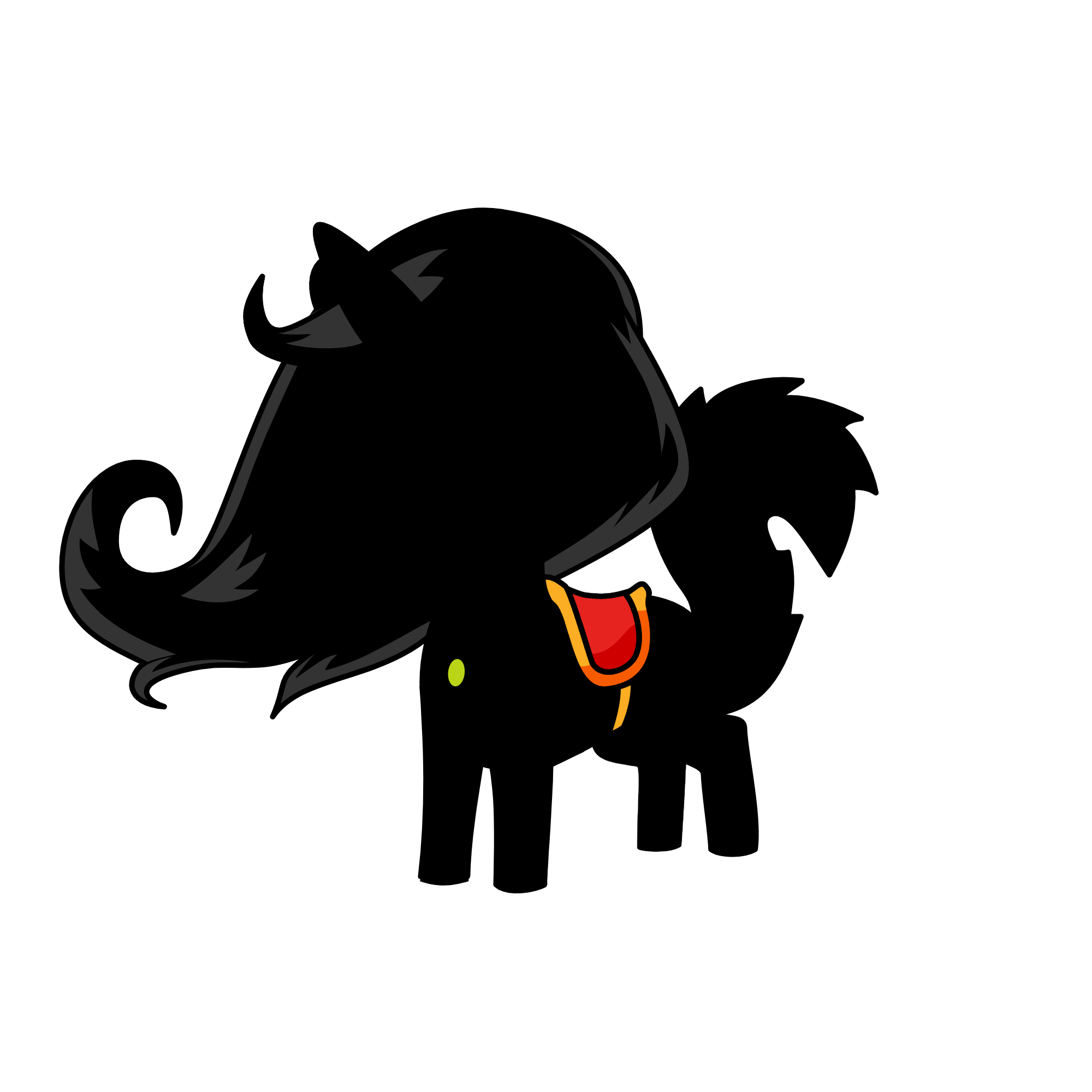 Negro, the unicorn