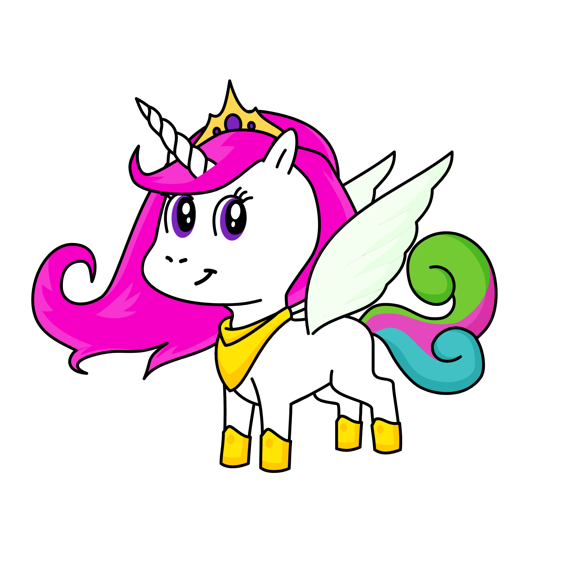 Princess Celestia, the unicorn