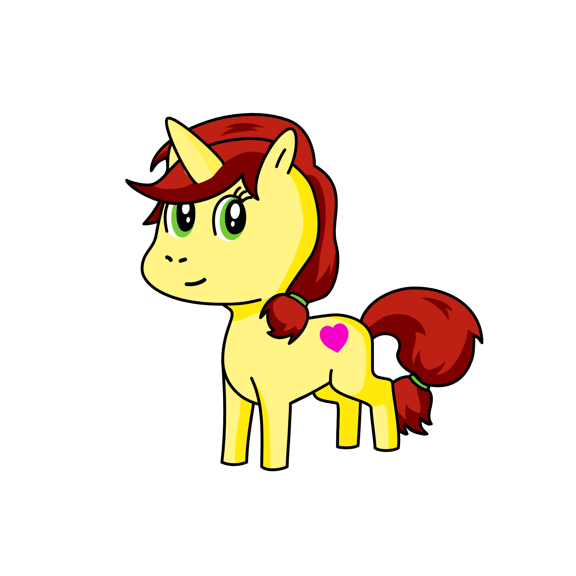random pony, the unicorn