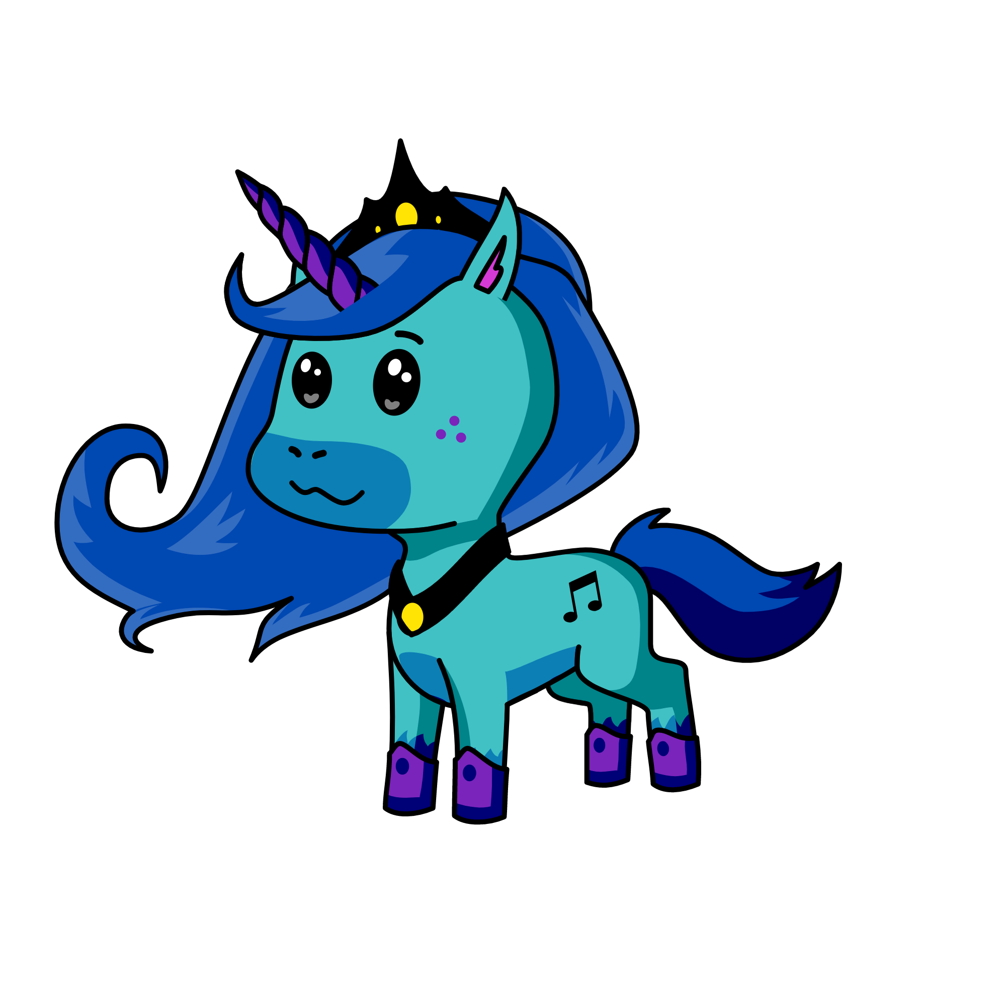 Luna, the unicorn