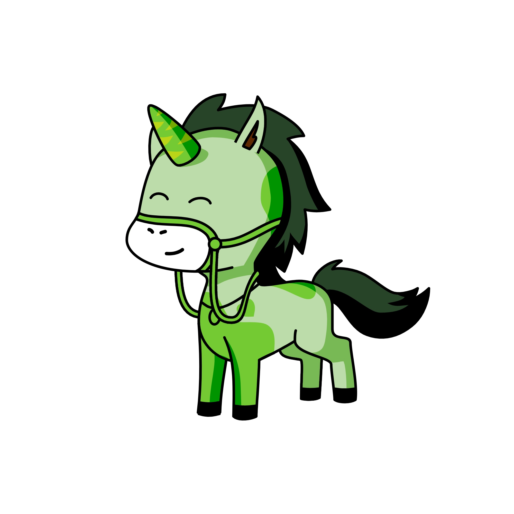 Emerald, the unicorn