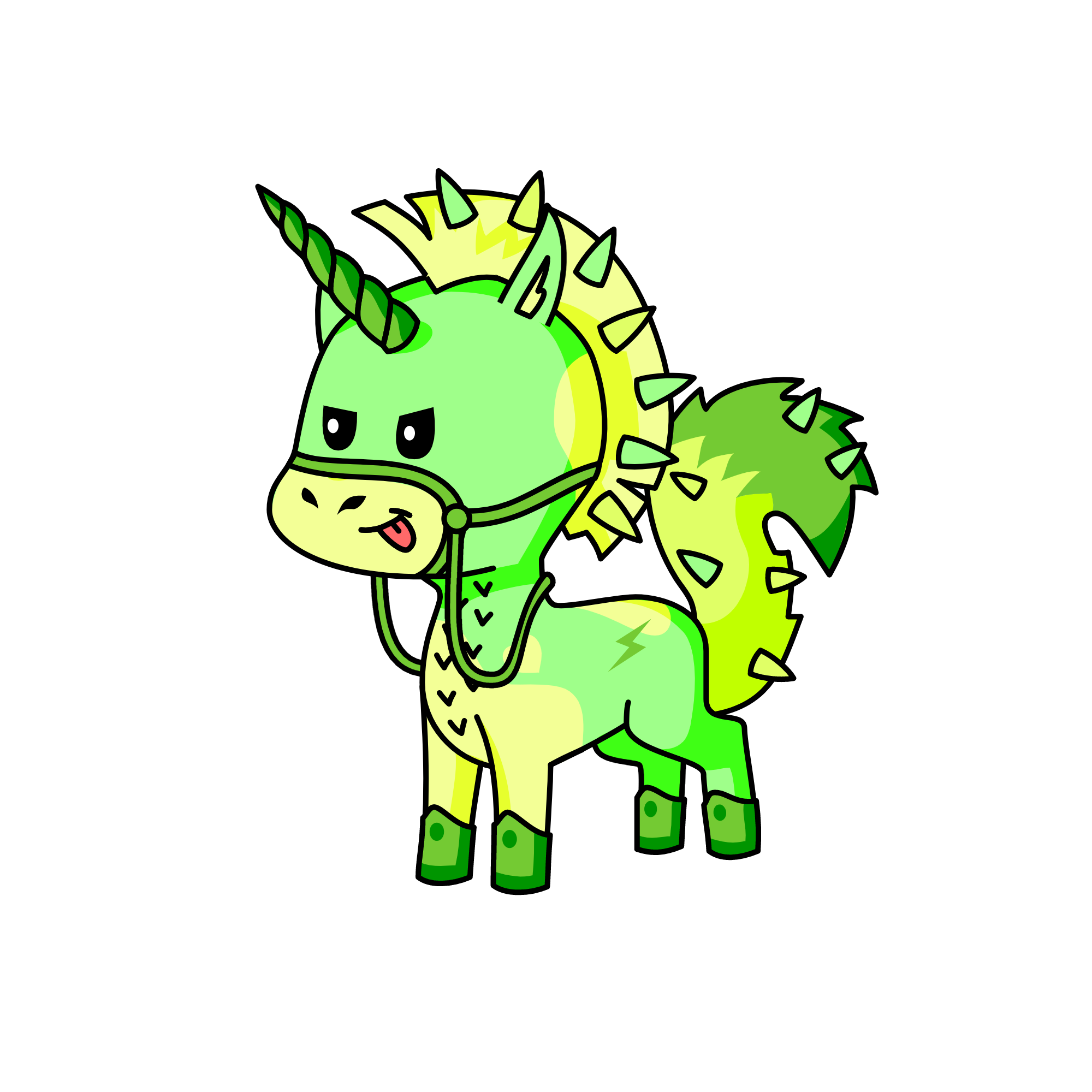 Creeper, the unicorn