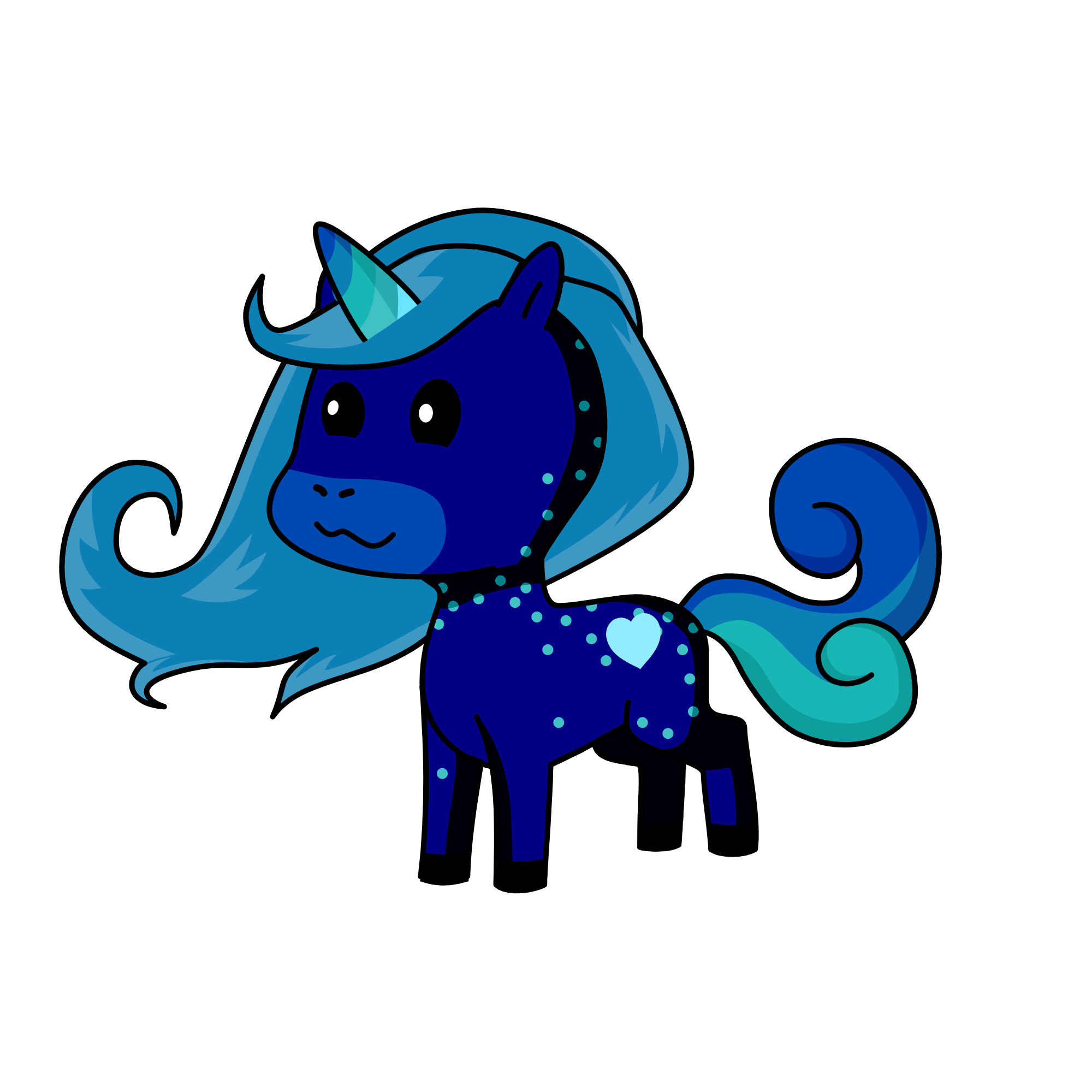 Moon, the unicorn