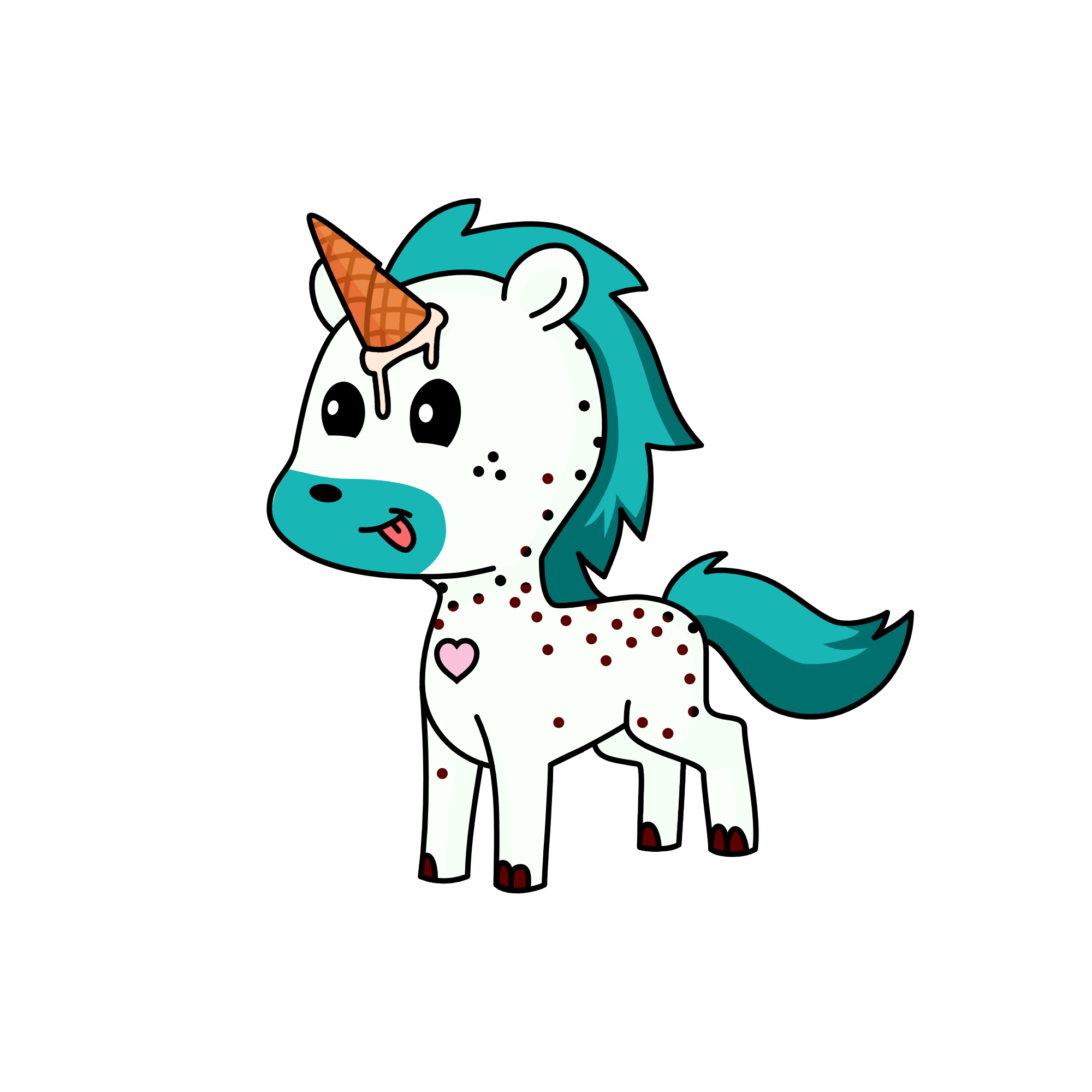 ice cream, the unicorn