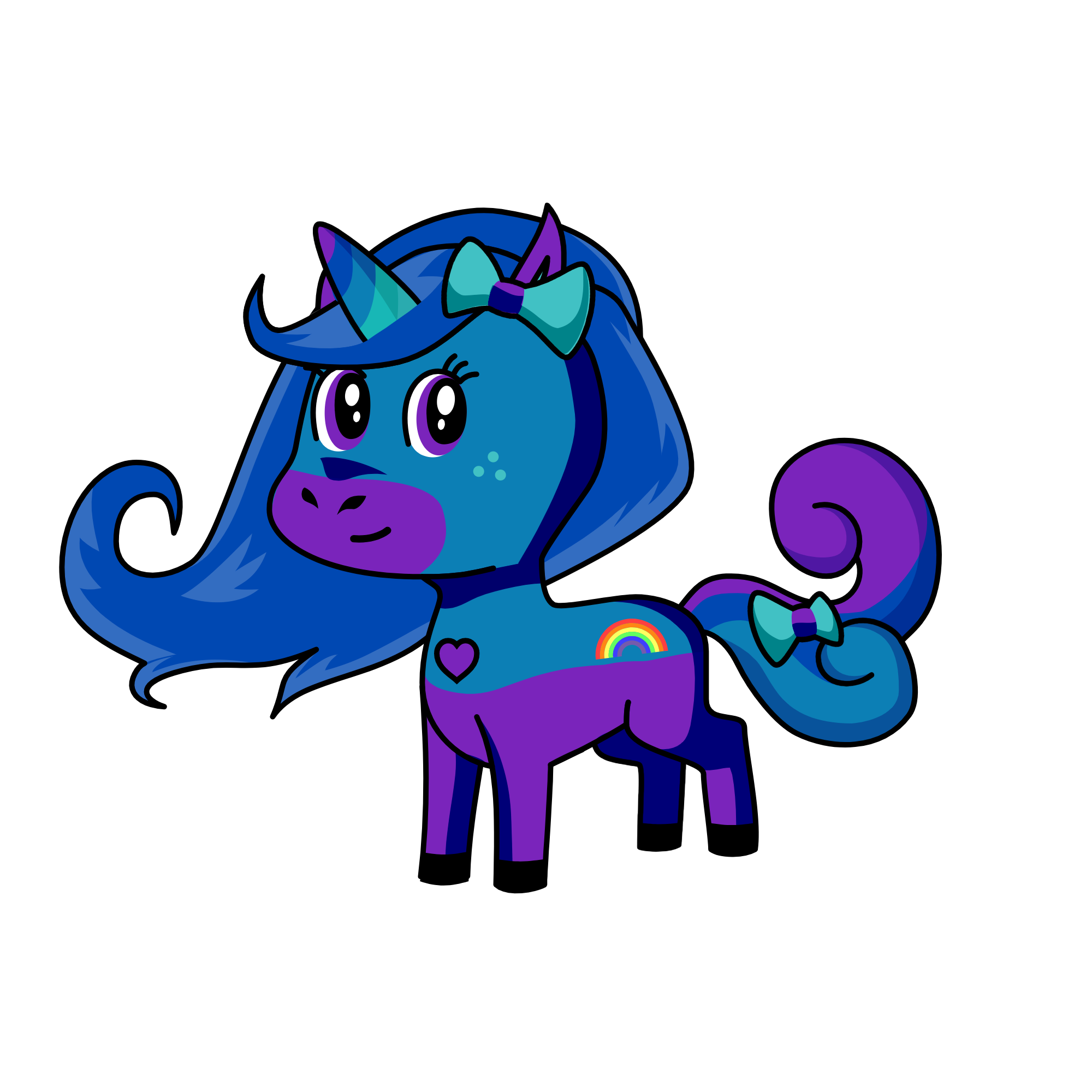 Midnight, the unicorn
