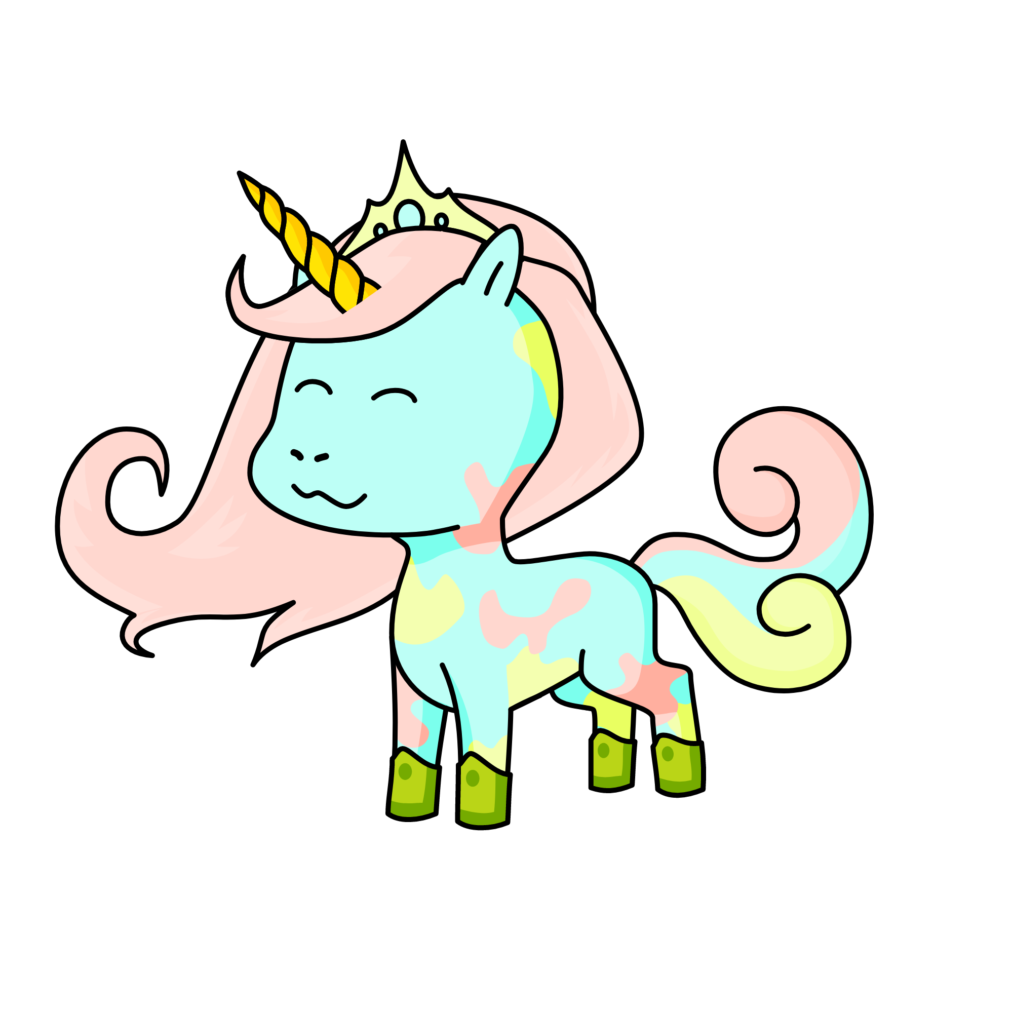 cotton candy queen, the unicorn