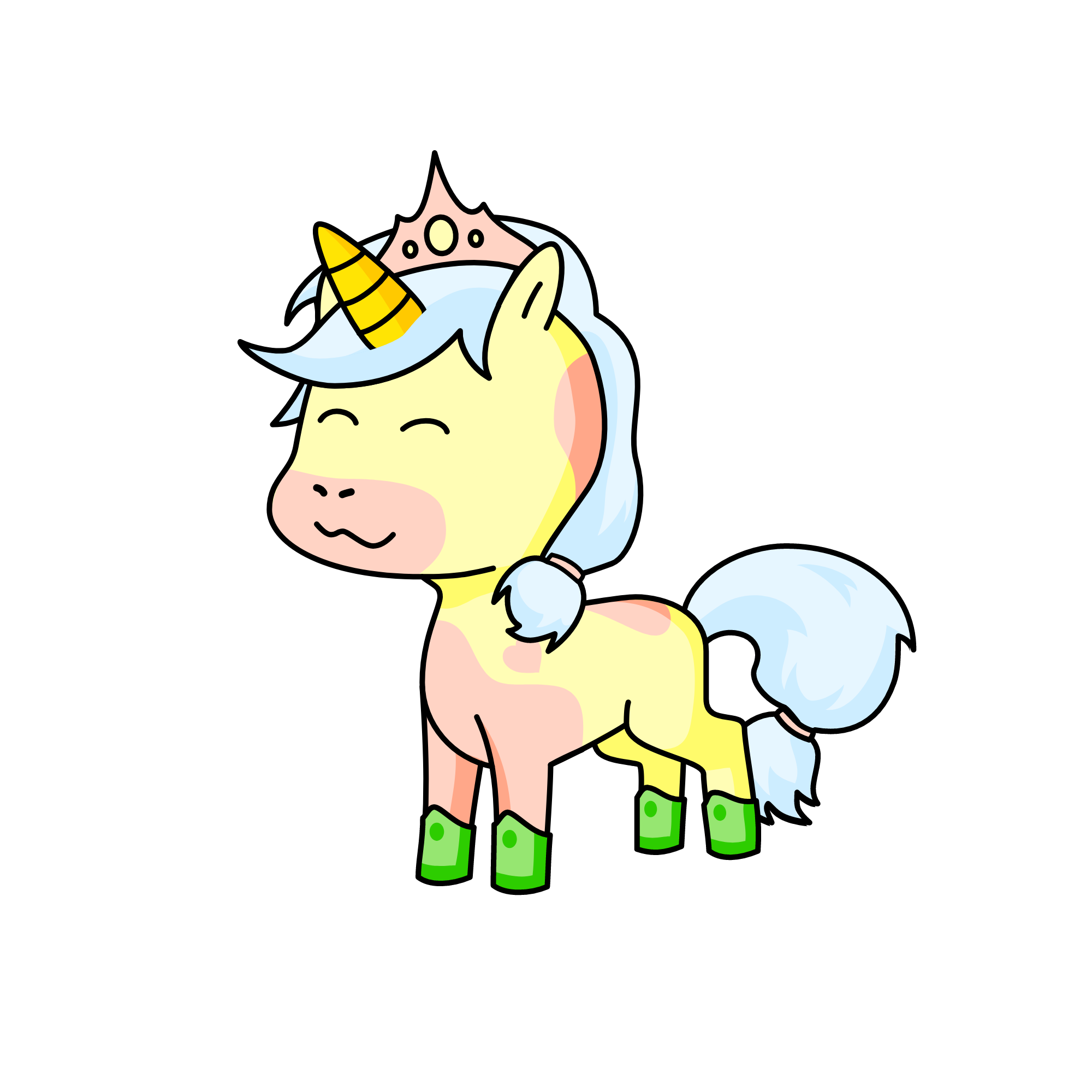 cotton candy princess, the unicorn