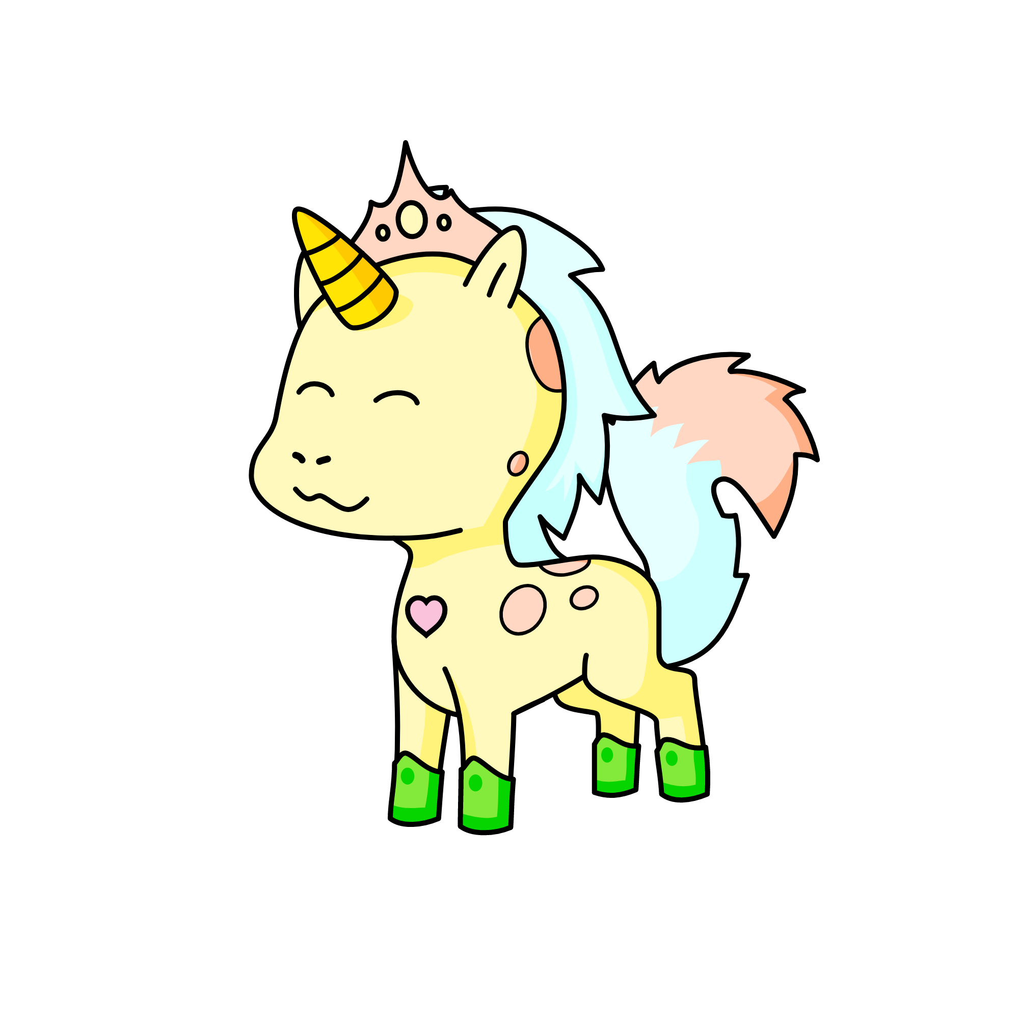 cotton candy prince, the unicorn