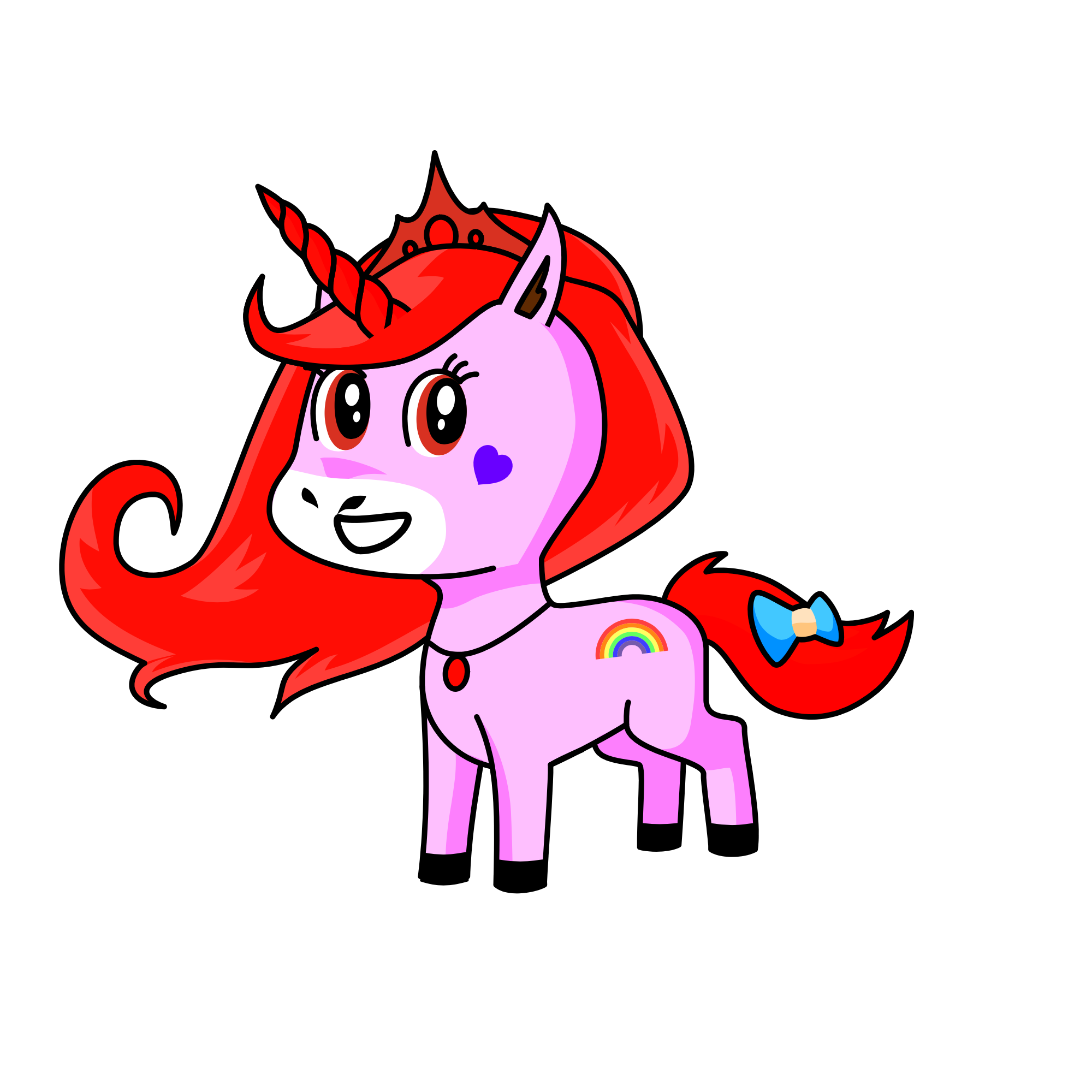 Princess Crown Dress, the unicorn